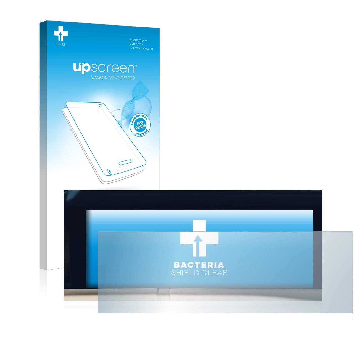 upscreen Schutzfolie für Porsche Taycan 2021 PCM 6.0 Antibakterielle Folie Klar Anti-Kratzer