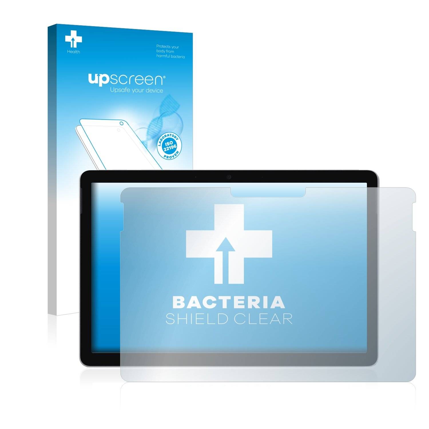 upscreen Bacteria Shield Clear Premium Antibakterielle Displayschutzfolie für Microsoft