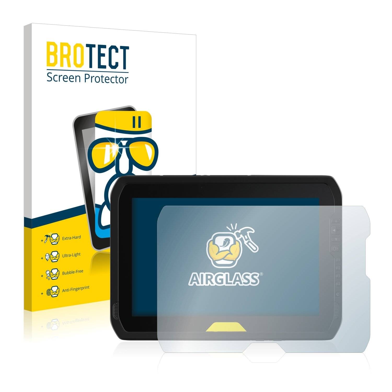 BROTECT AirGlass Flexible Schutz Glas Folie für Trimble T100 Klar Transparent