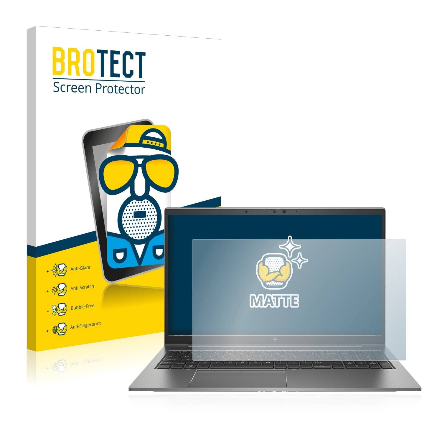 BROTECT Matte Displayschutzfolie für HP ZBook Firefly 15 G8 - Entspiegelt,