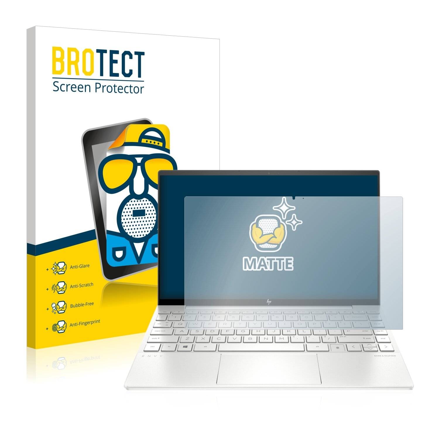 BROTECT Matte Displayschutzfolie für HP Envy 13-ba0010na - Entspiegelt,