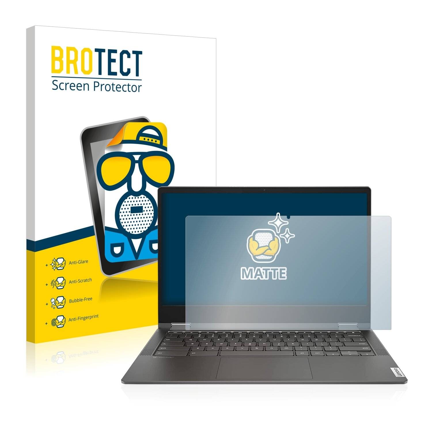 BROTECT Schutzfolie für Lenovo IdeaPad Flex 5i 13.3" Folie Matt Entspiegelt