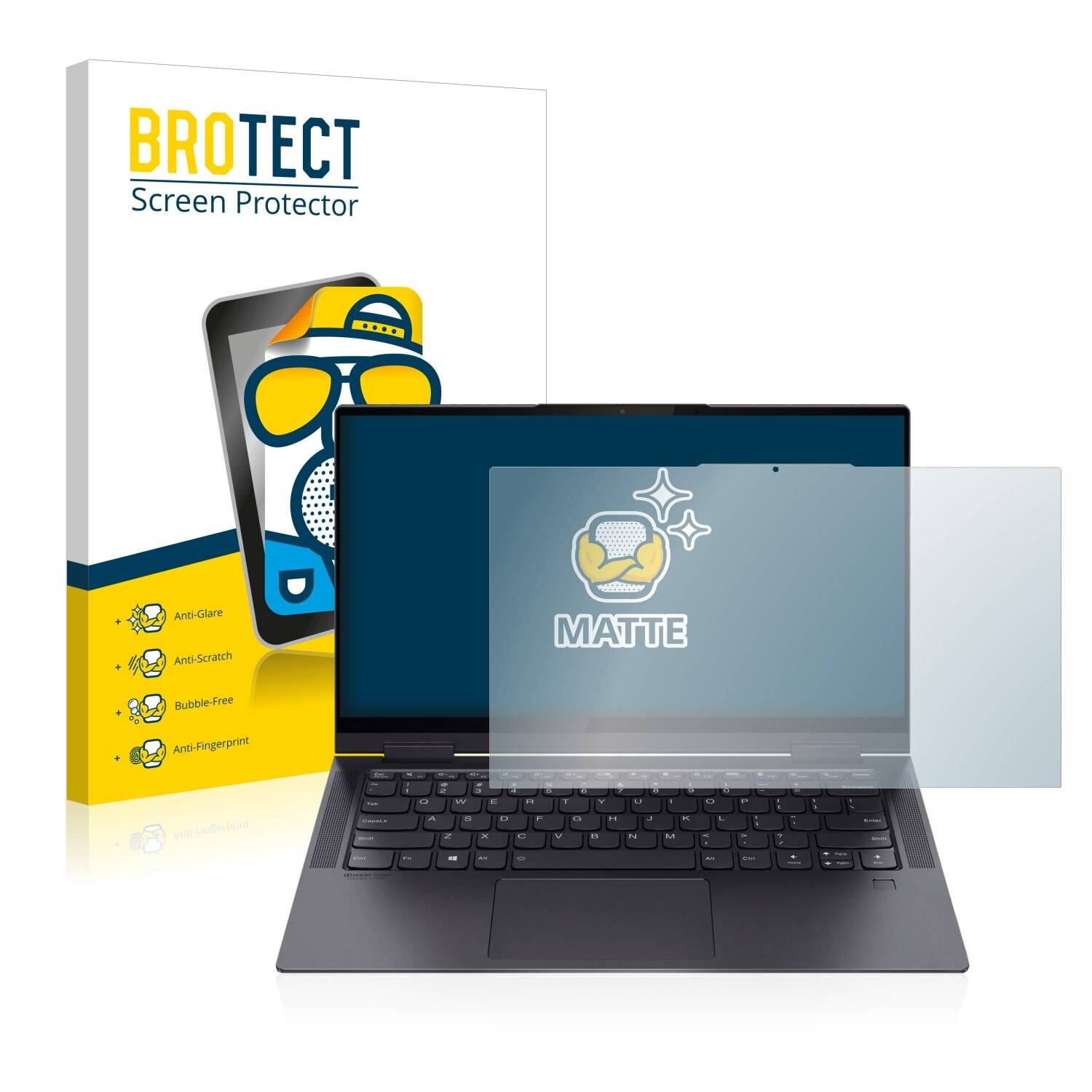 BROTECT Schutzfolie für Lenovo Yoga 7i 14" 16:9 Folie Matt Entspiegelt