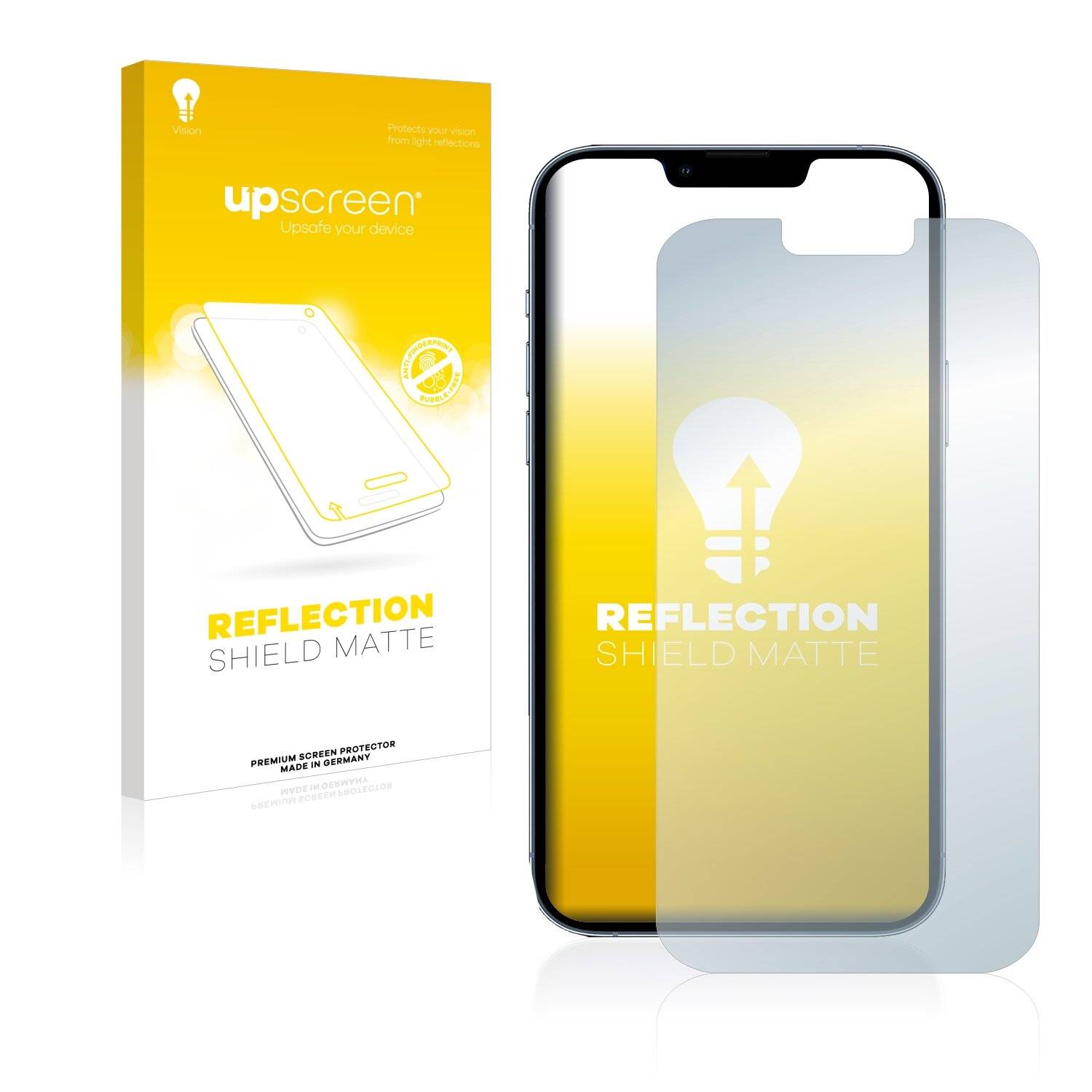 upscreen Reflection Shield Matt Schutzfolie für Apple iPhone 13 Pro Max
