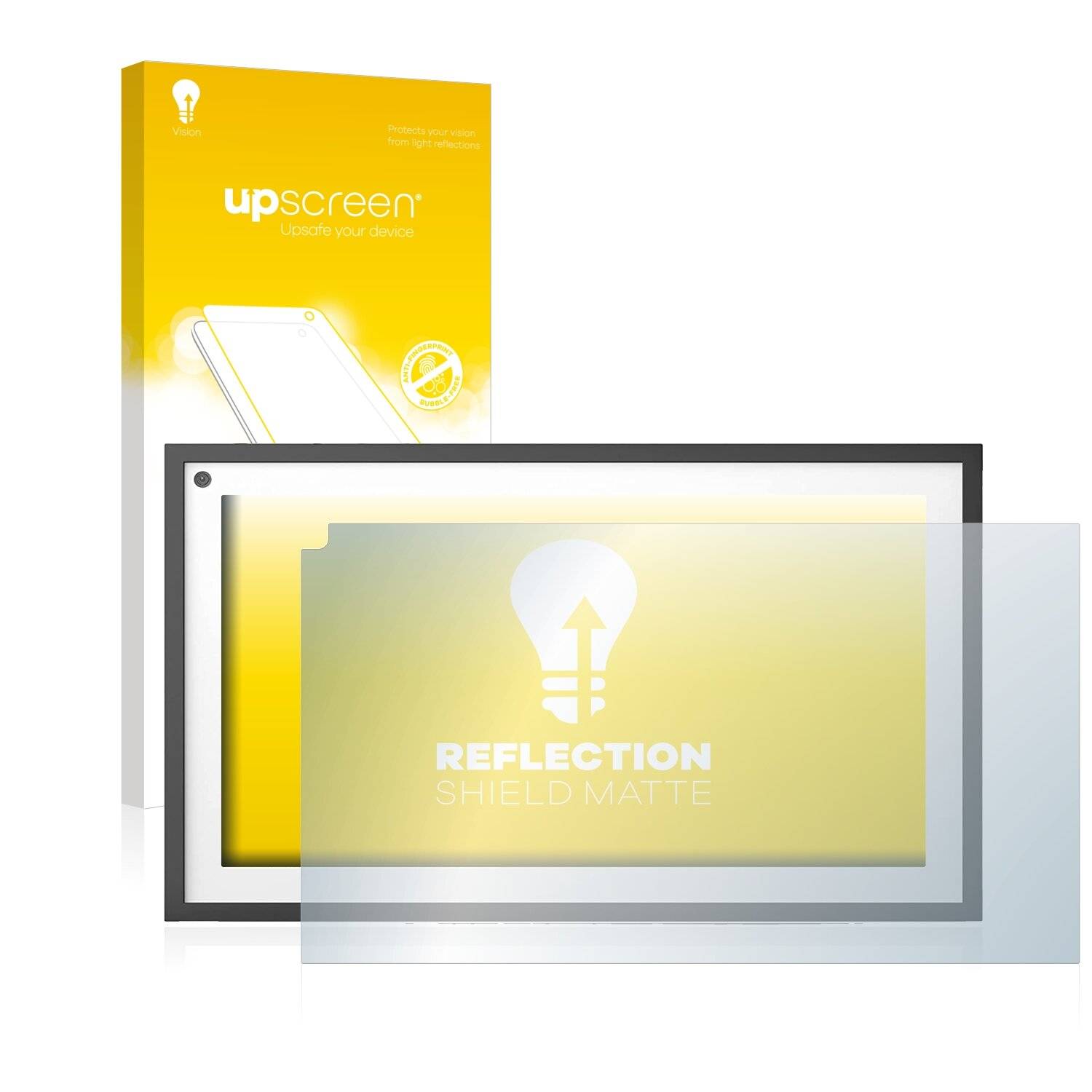 upscreen Schutzfolie für Amazon Echo Show 15 Folie Matt Entspiegelt Anti-Reflex