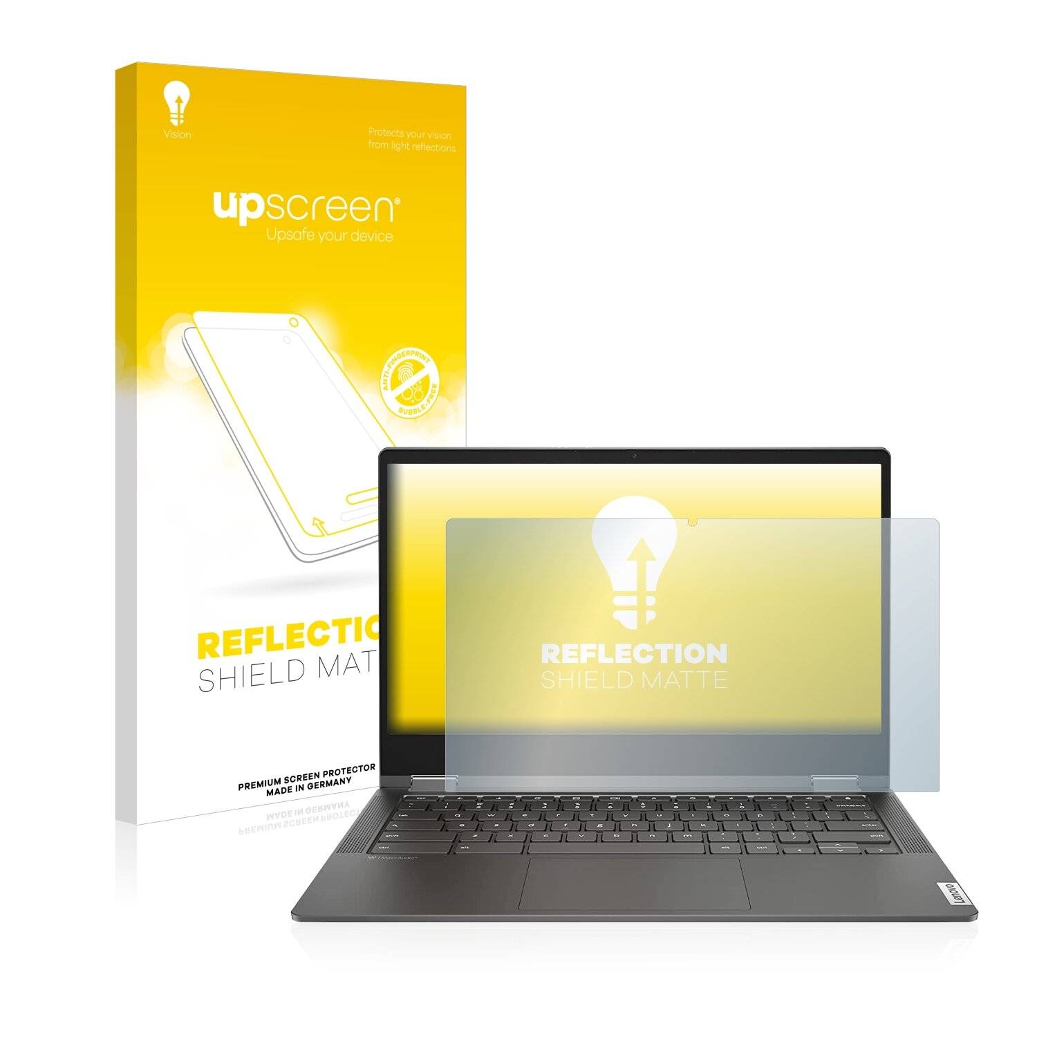 upscreen Reflection Shield Matte Premium Displayschutzfolie für Lenovo IdeaPad Flex 5i