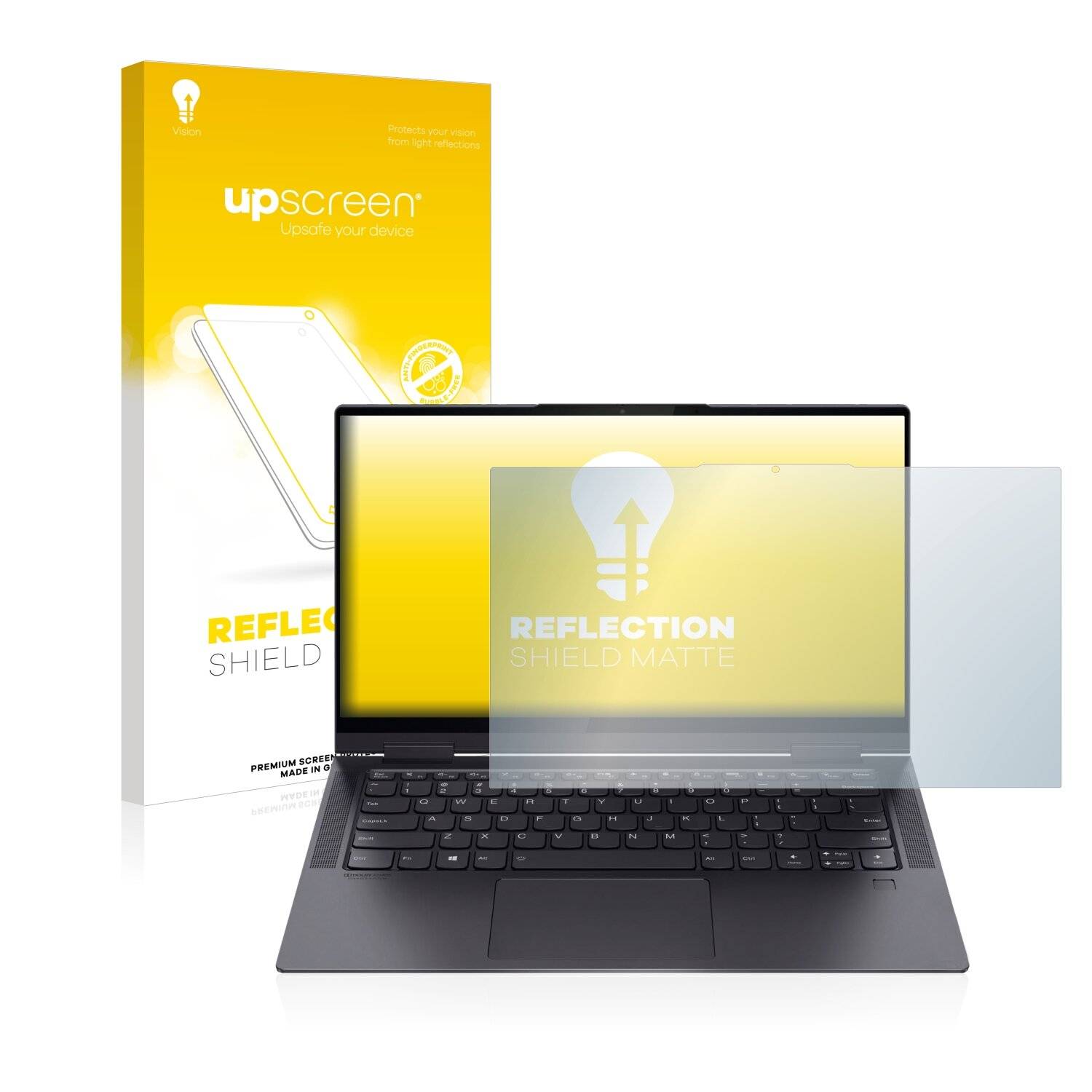 upscreen Reflection Shield Matte Premium Displayschutzfolie für Lenovo Yoga 7i