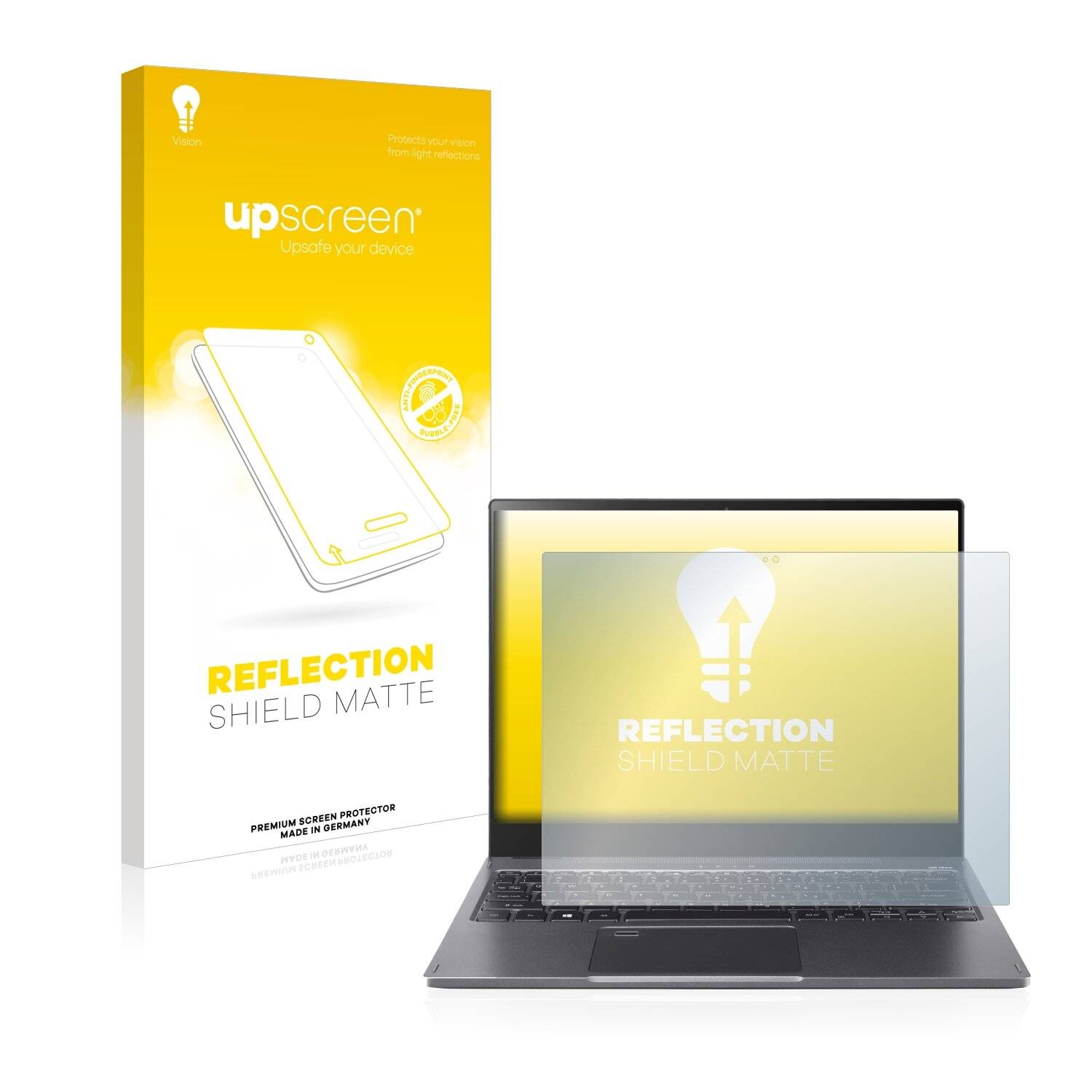 upscreen Reflection Shield Matte Premium Displayschutzfolie für Acer Spin 5