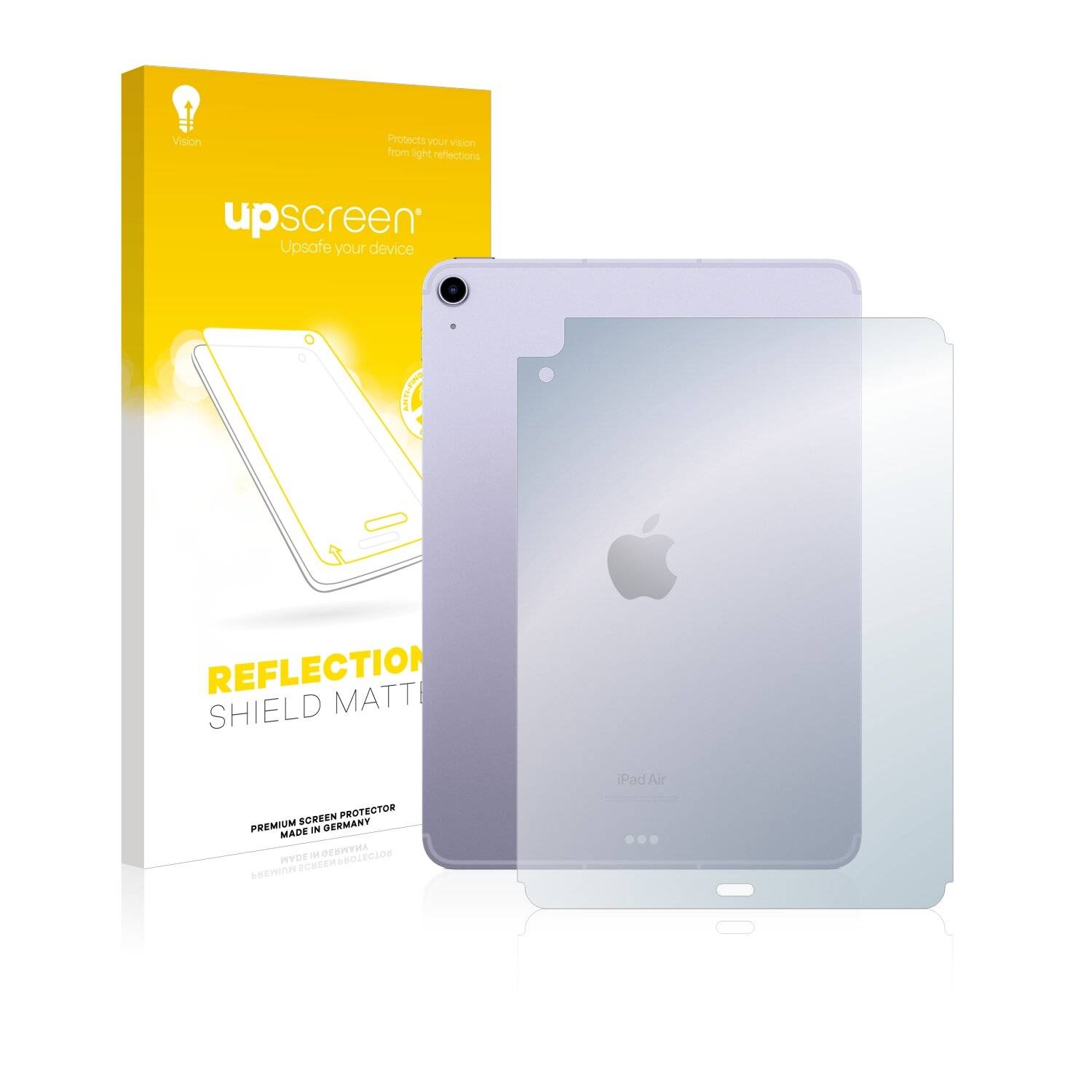 upscreen Reflection Shield Matte Premium Displayschutzfolie für Apple iPad Air 5 WiFi 2022