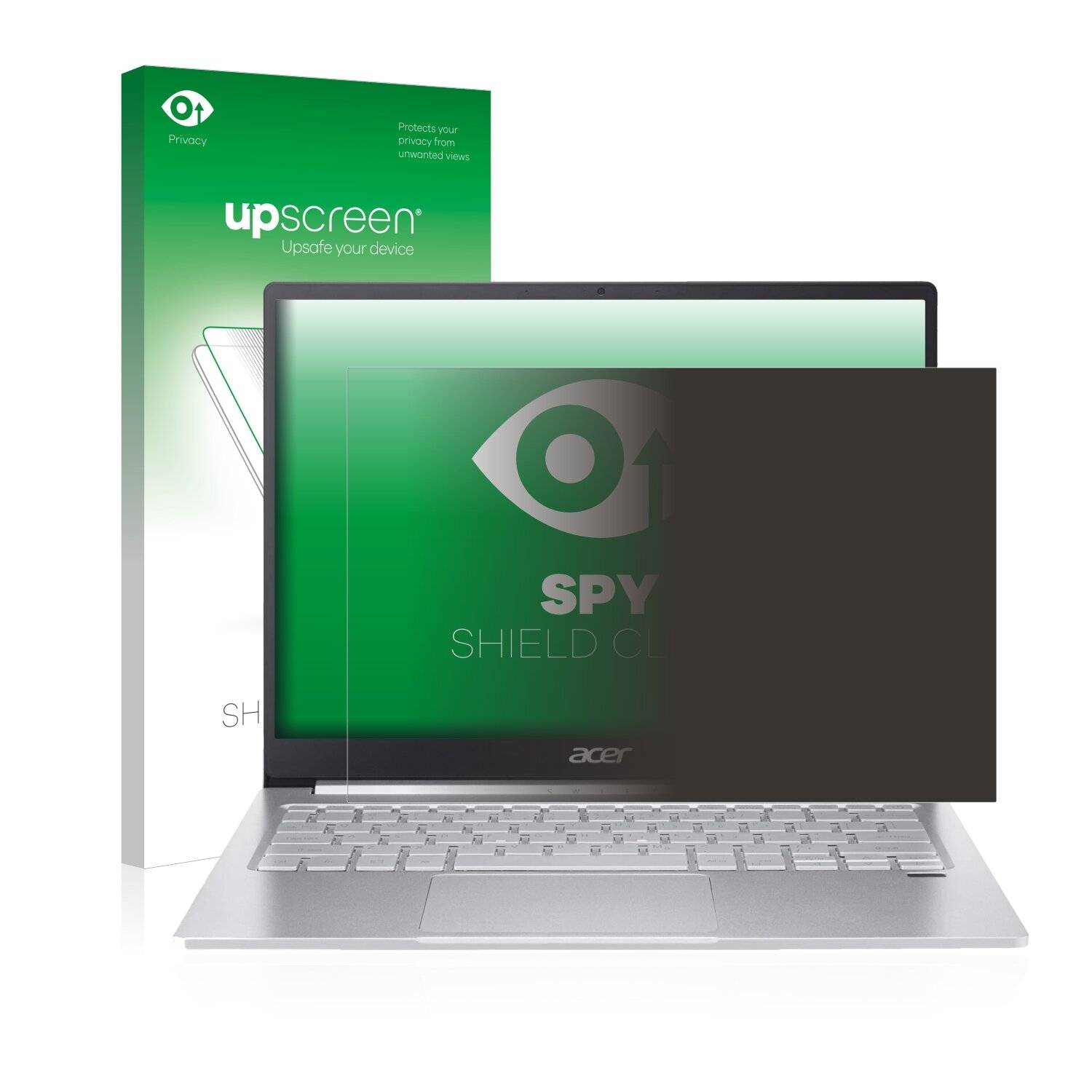 upscreen Blickschutzfolie für Acer Swift 3 SF313-53 Anti-Spy Privacy Blaulichtschutz Sichtschutzfolie