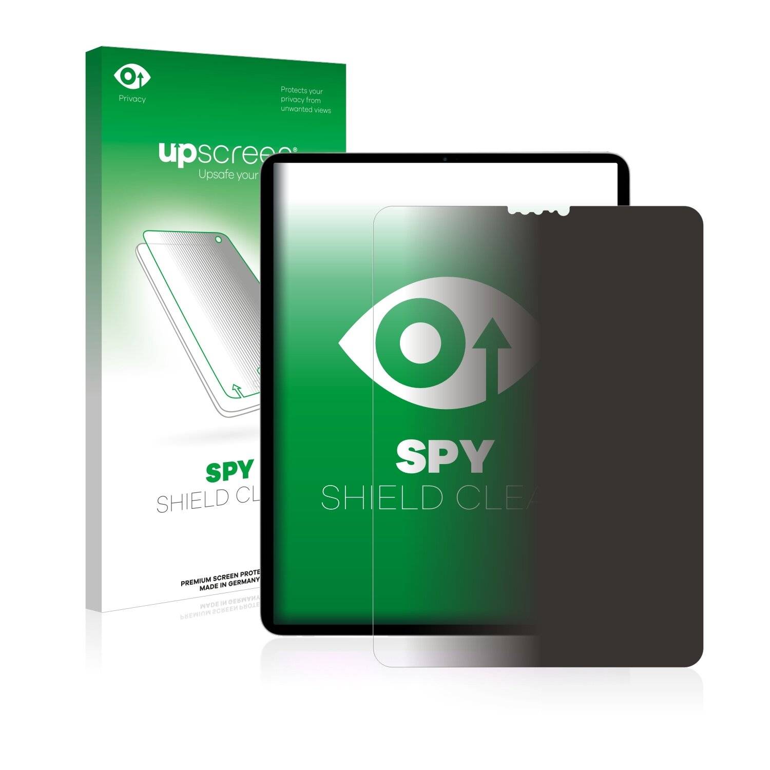 upscreen Blickschutzfolie für Apple iPad Pro 11" WiFi 2021 (3. Gen.) Anti-Spy Privacy Blaulichtschutz Sichtschutzfolie