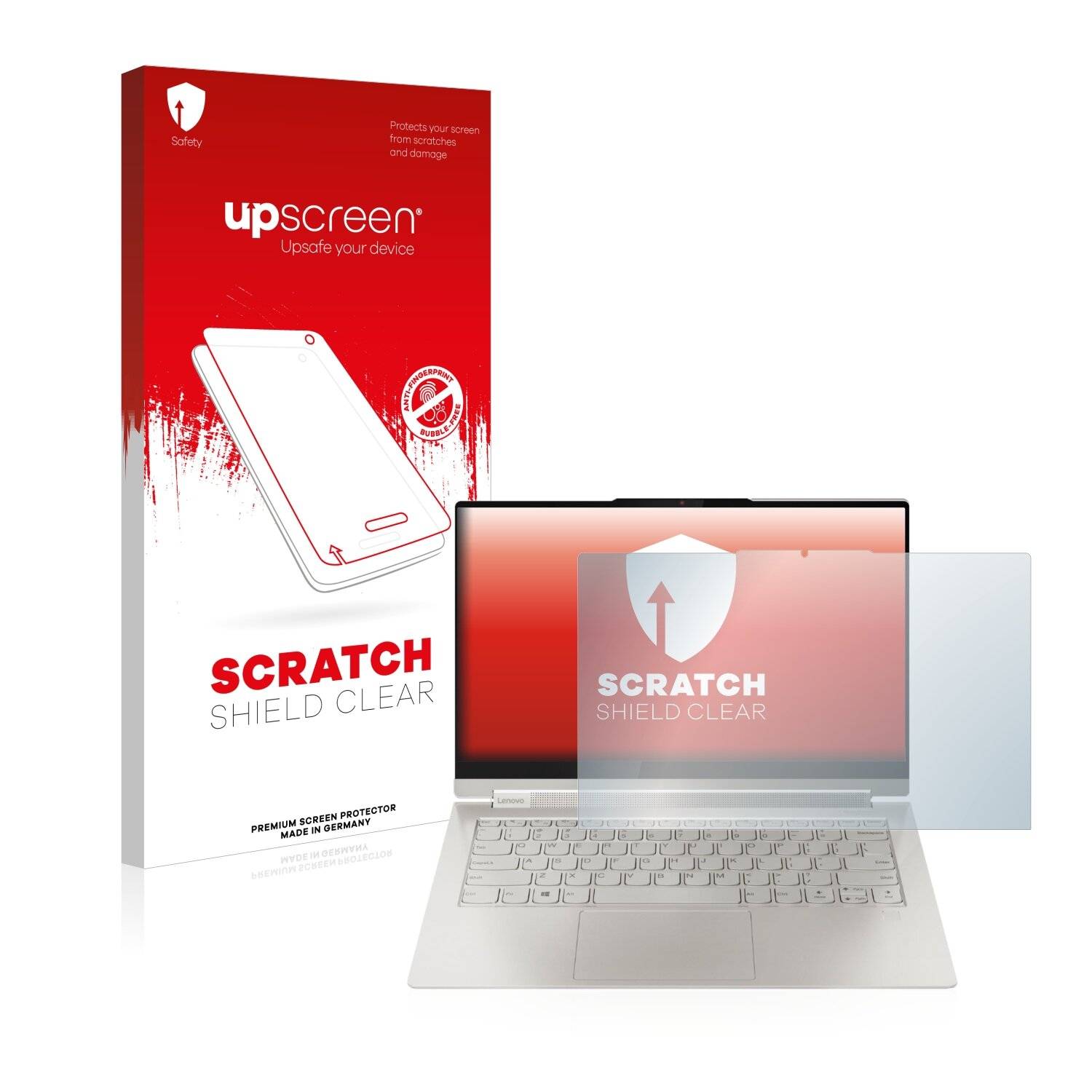 upscreen Scratch Shield Clear Premium Displayschutzfolie für Lenovo Yoga 9i