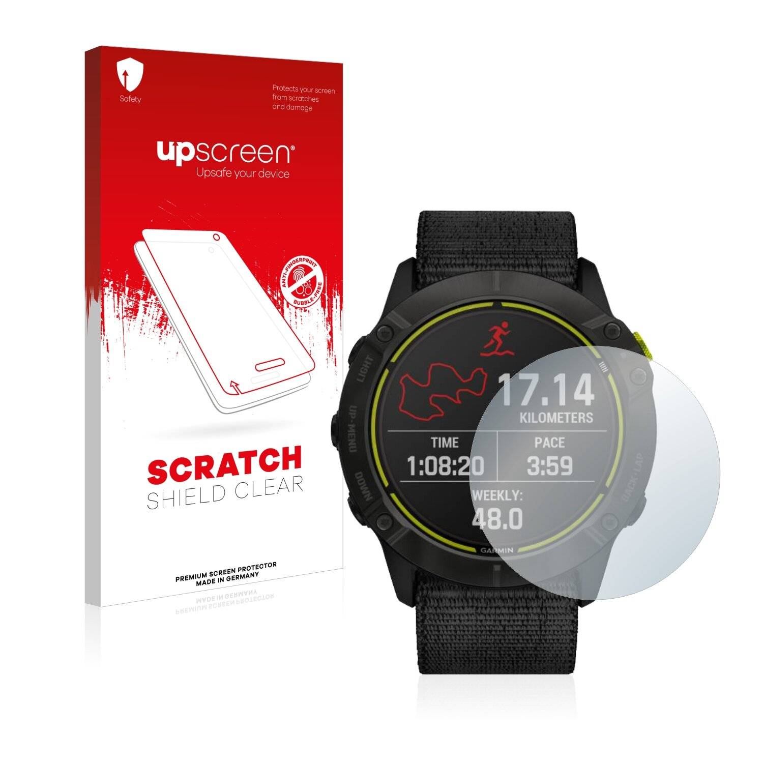 upscreen Scratch Shield Clear Premium Displayschutzfolie für Garmin