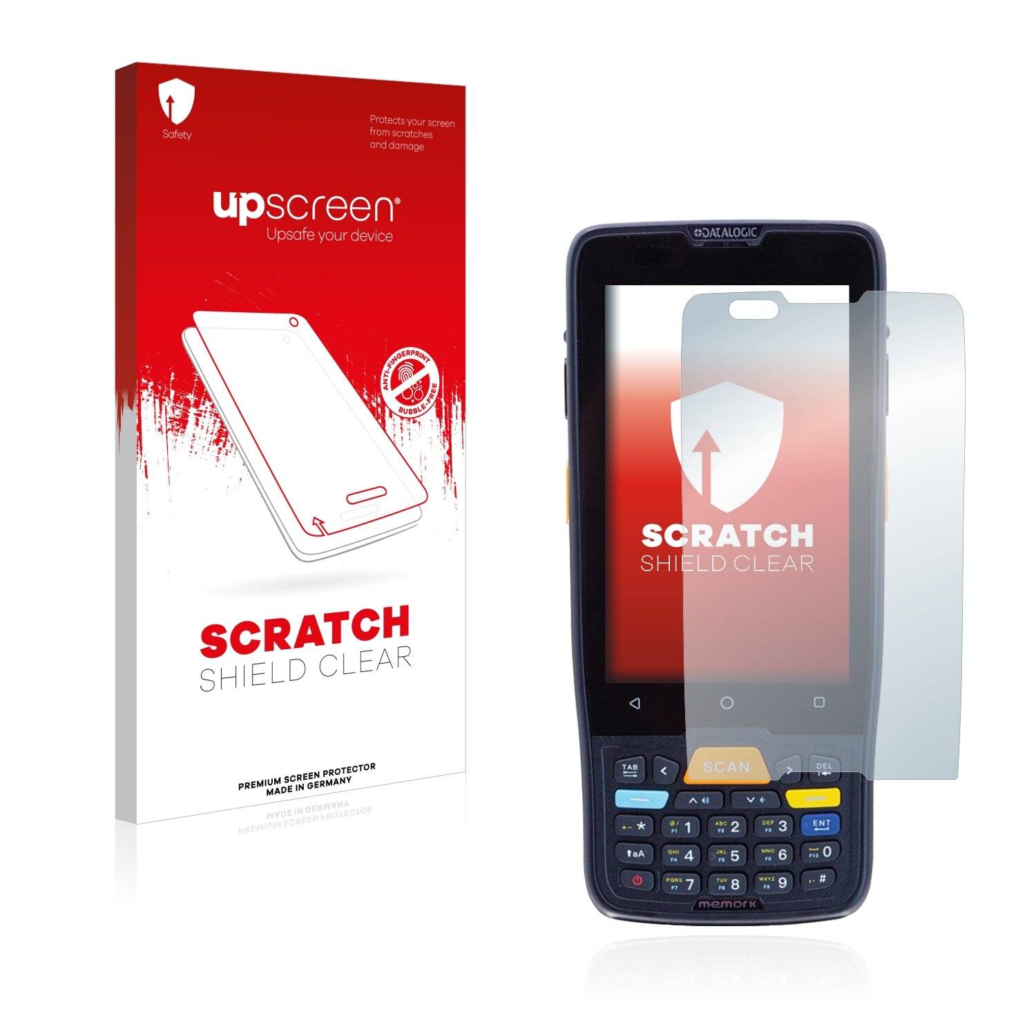 upscreen Scratch Shield Clear Premium Displayschutzfolie für Datalogic Memor