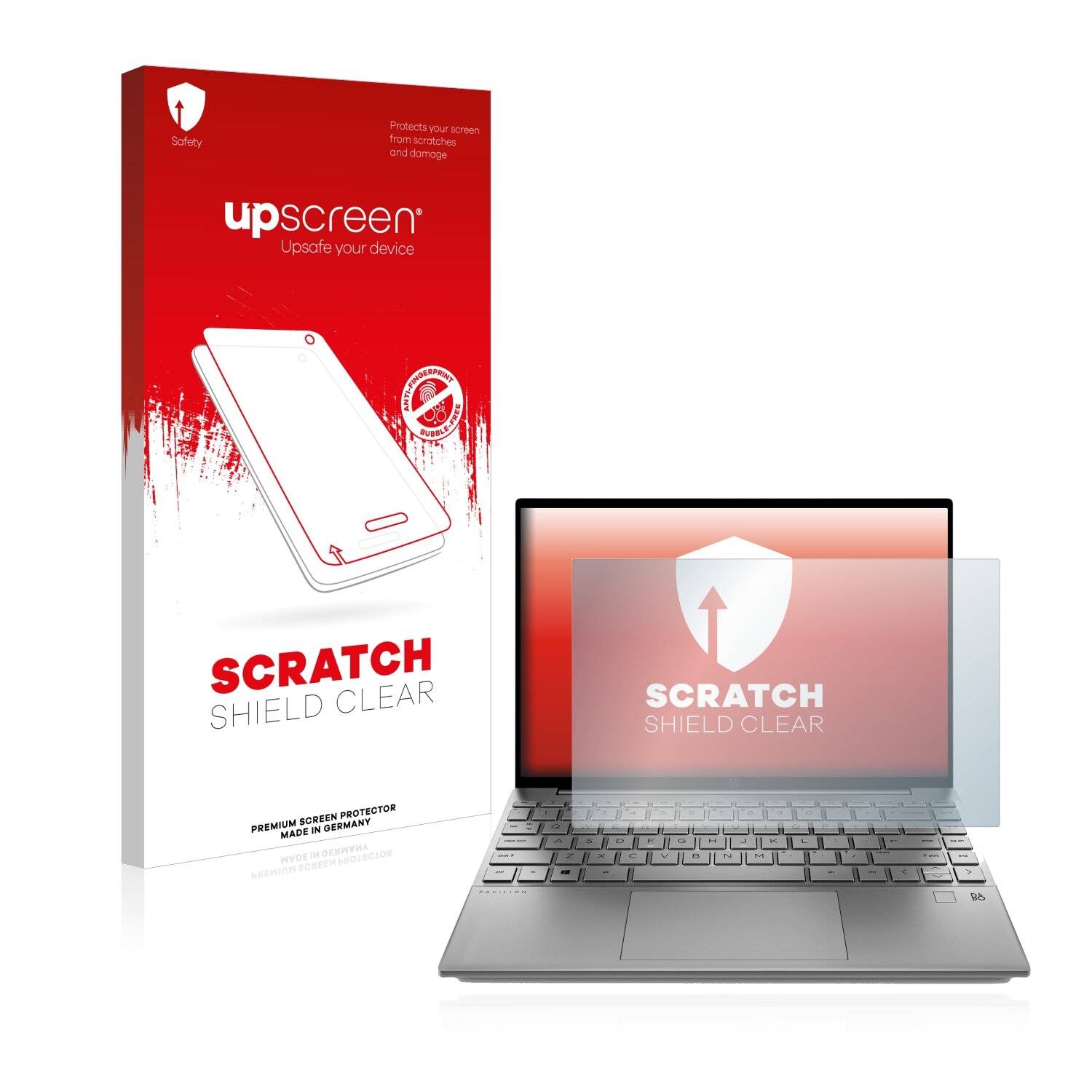 upscreen Scratch Shield Clear Premium Displayschutzfolie für HP Pavilion Aero