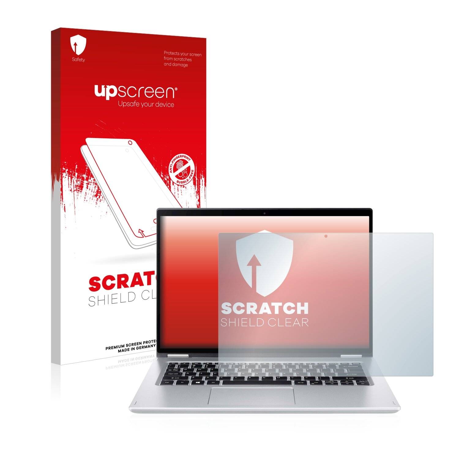 upscreen Scratch Shield Clear Premium Displayschutzfolie für Acer Spin 1