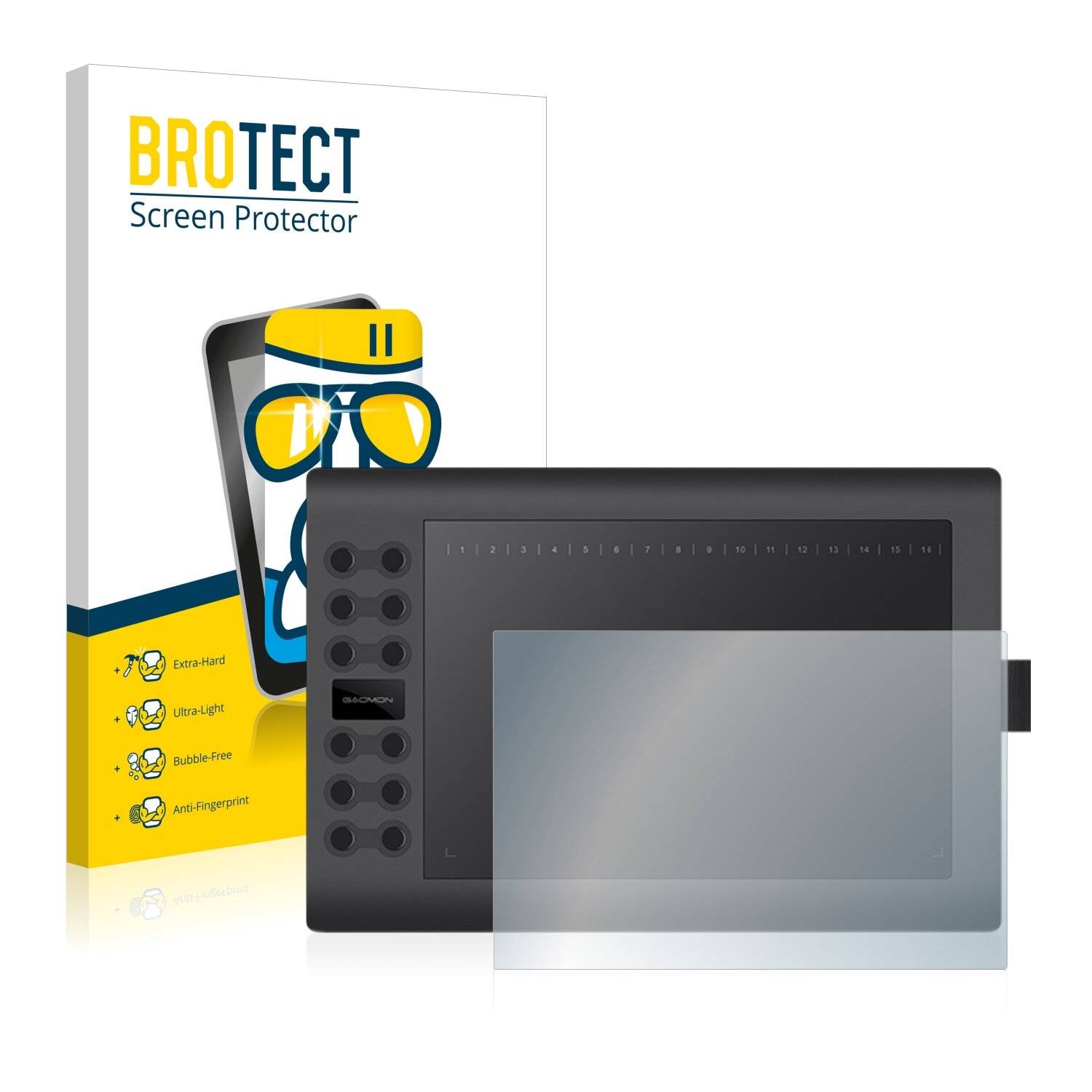 BROTECT AirGlass Schutzglas Folie für Gaomon M106K