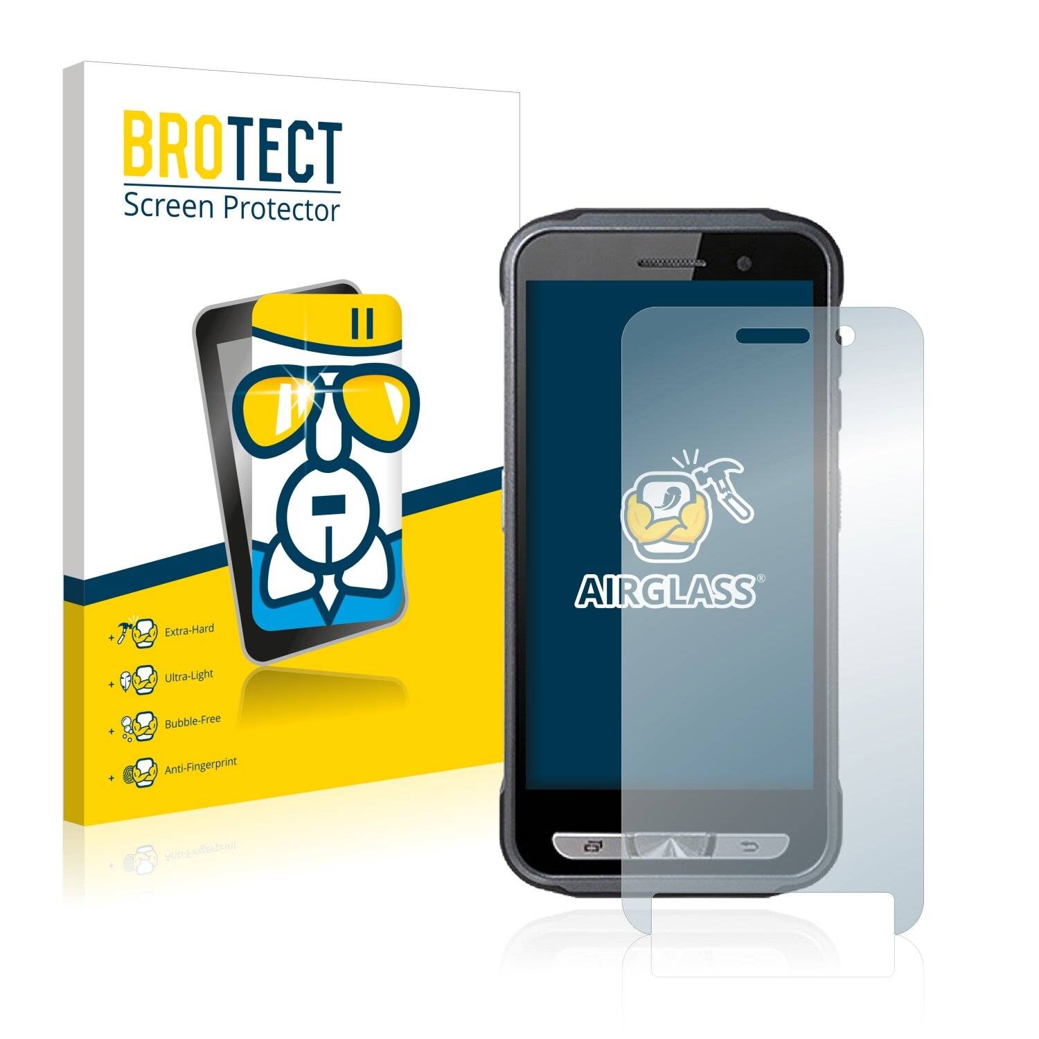 BROTECT AirGlass Schutzglas Folie für Point Mobile