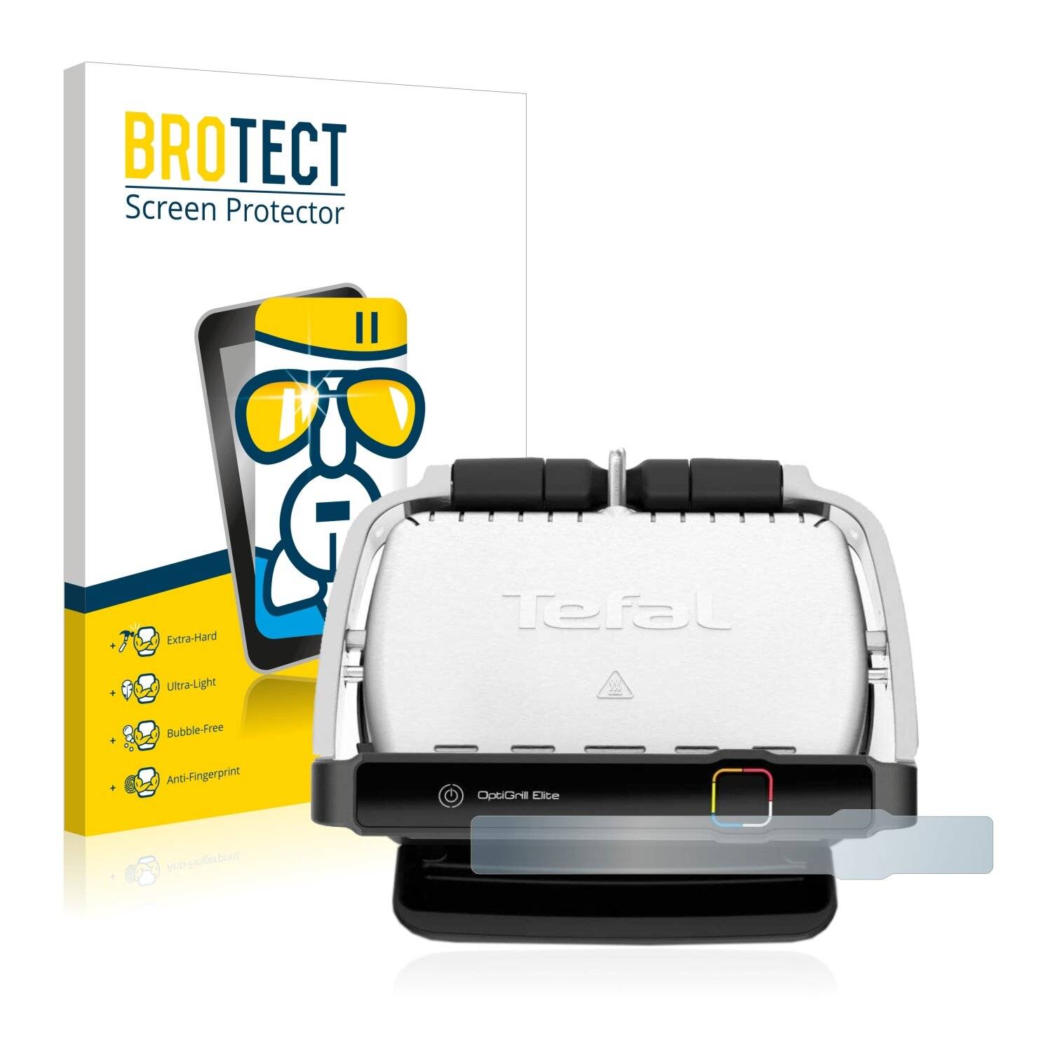 BROTECT AirGlass Flexible Schutz Glas Folie für Tefal OptiGrill Elite Klar Transparent