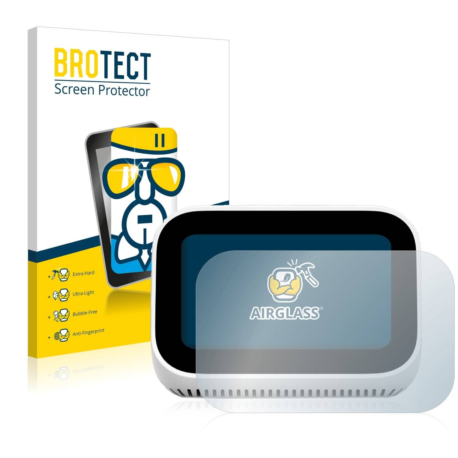 BROTECT AirGlass Flexible Schutz Glas Folie für Xiaomi Smart Clock Klar Transparent