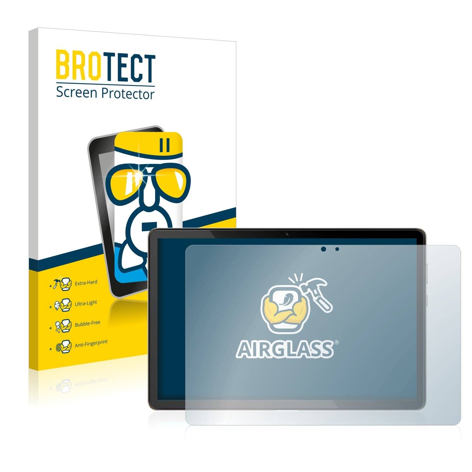 BROTECT AirGlass Schutzglas Folie für Blackview Tab 10 Slim (im