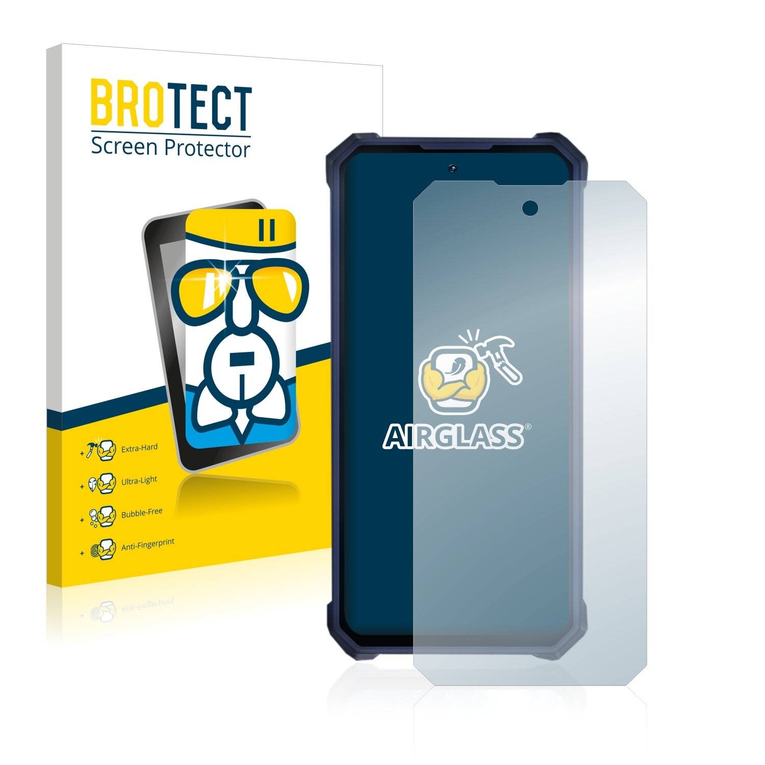 BROTECT AirGlass Flexible Schutz Glas Folie für iiiF150 R2022 Klar Transparent