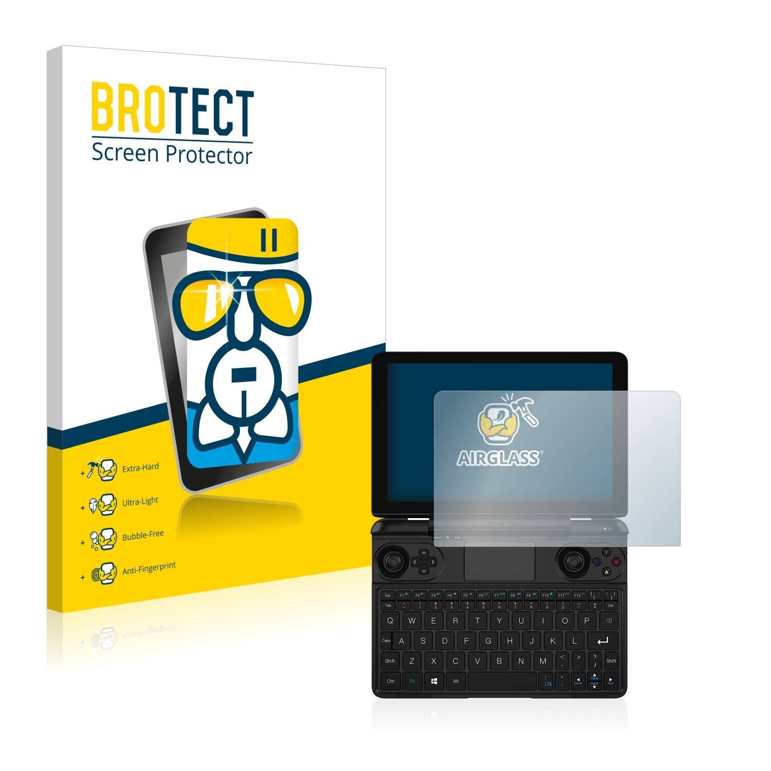 BROTECT AirGlass Schutzglas Folie für GPD Win Max