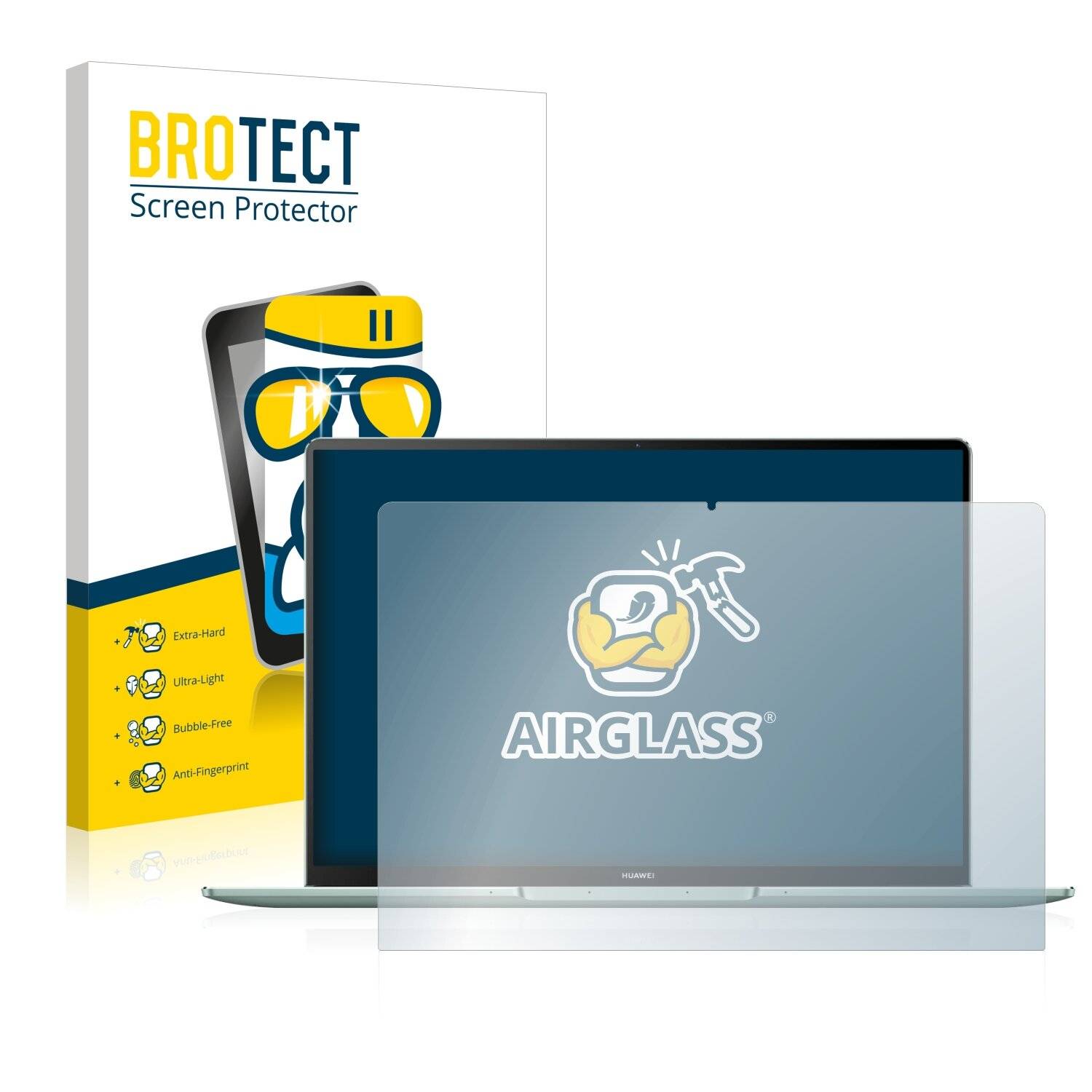 BROTECT AirGlass Schutzglas Folie für Huawei MateBook