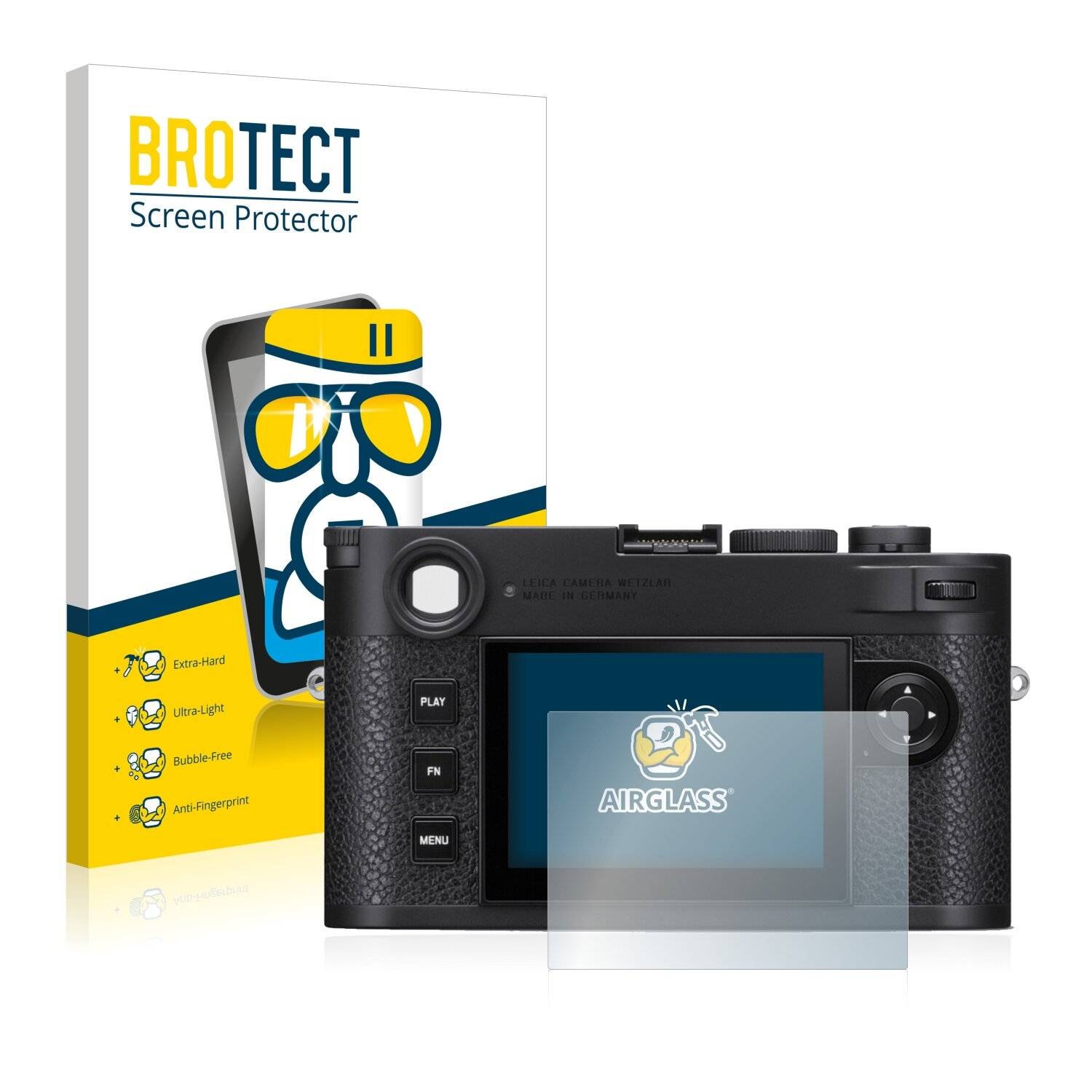 BROTECT AirGlass Flexible Schutz Glas Folie für Leica M11 Klar Transparent