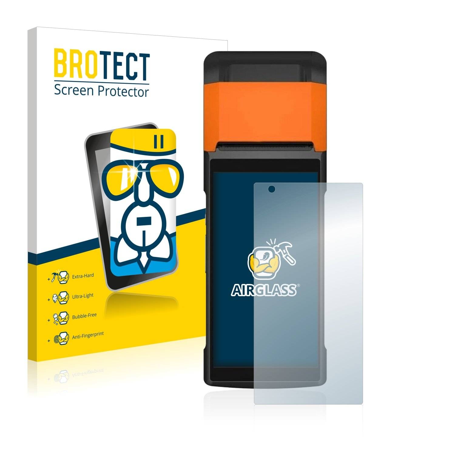 BROTECT AirGlass Schutzglas Folie für Sunmi