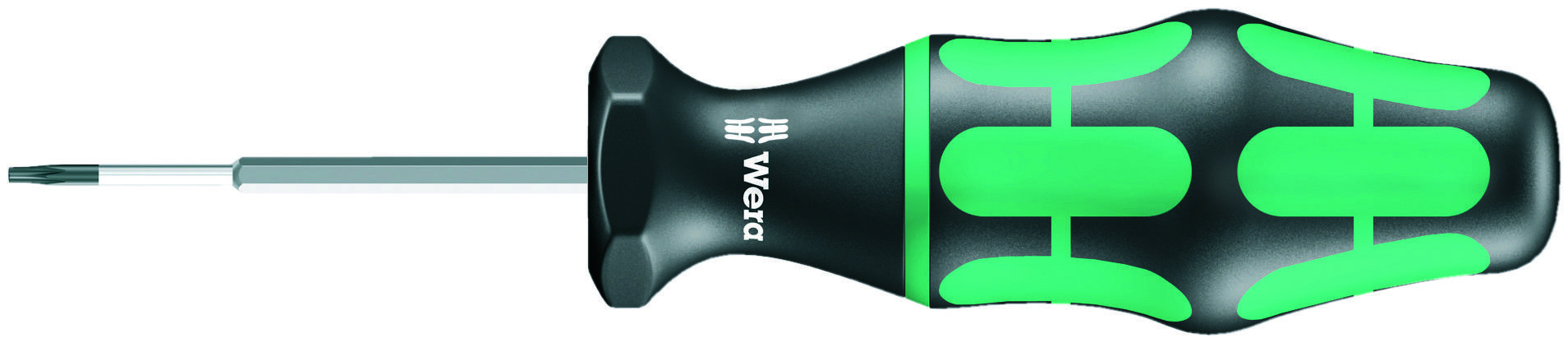Schraubendreher mit ergonomischem Griff und Torx-Spitze, geeignet für präzises Arbeiten und komfortables Handhaben.