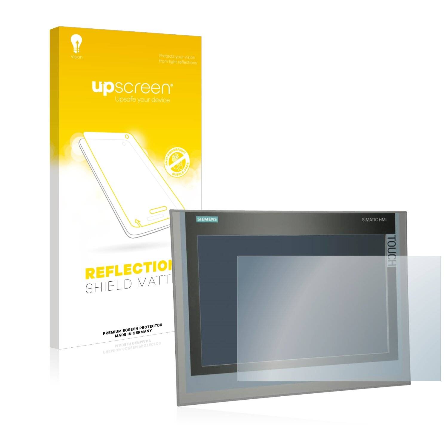 upscreen Reflection Shield Matt Schutzfolie für Siemens Simatic HMI TP 1500 Comfort