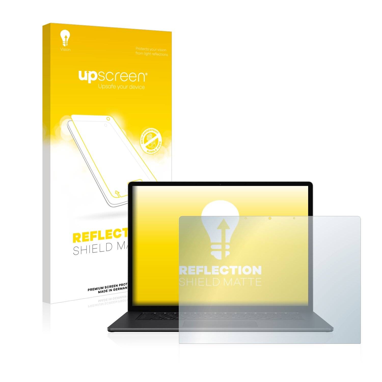 upscreen Schutzfolie für Microsoft Surface Laptop 4 15" Folie Matt Entspiegelt Anti-Reflex