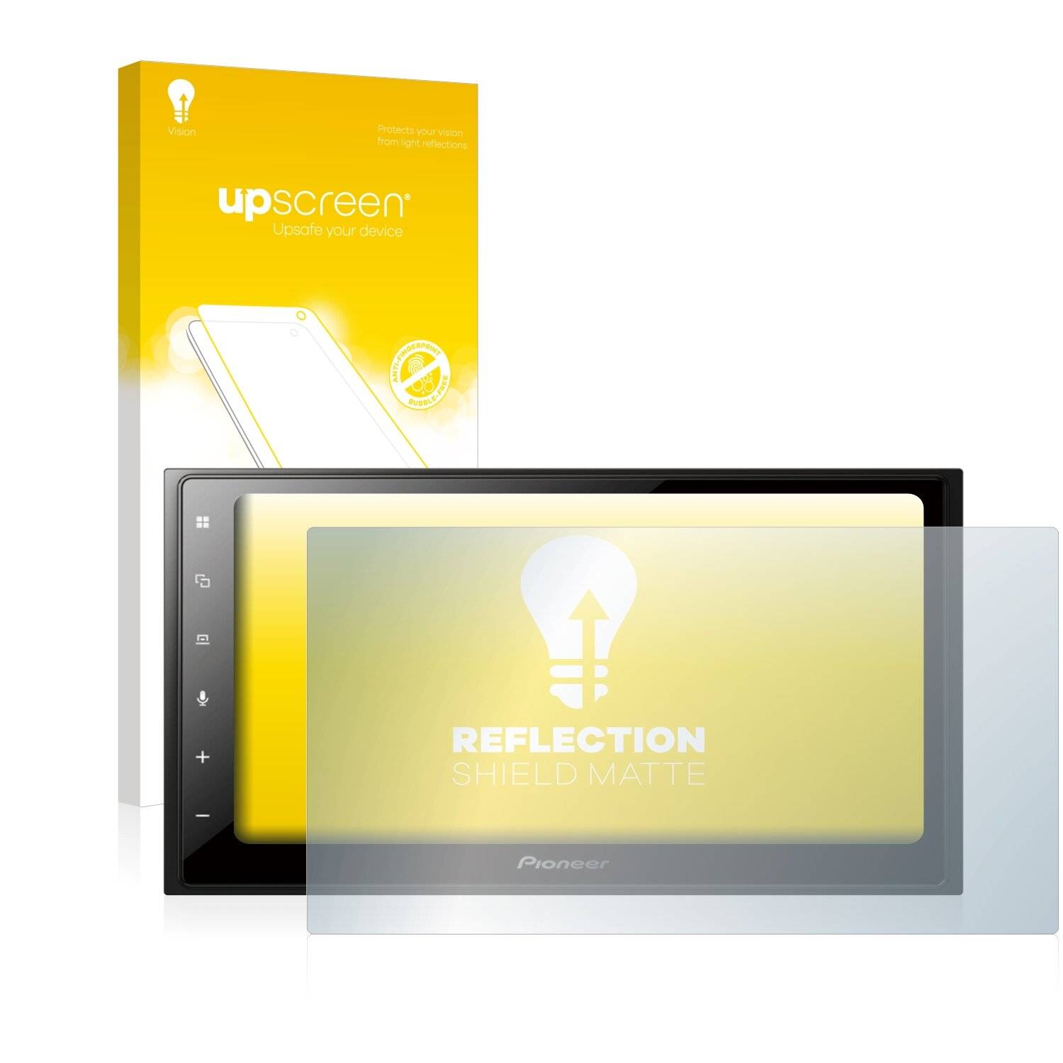 upscreen Schutzfolie für Pioneer SPH-DA250DAB Folie Matt Entspiegelt Anti-Reflex