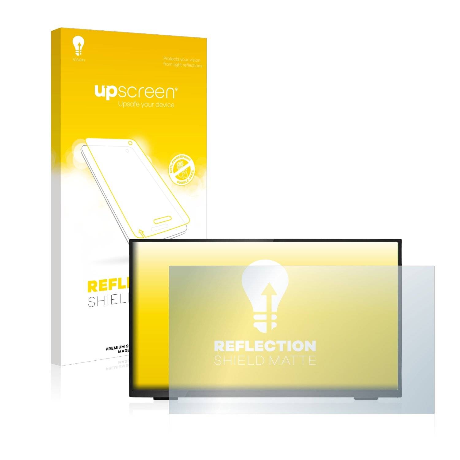 upscreen Reflection Shield Matt Schutzfolie für Hannspree HT248PPB