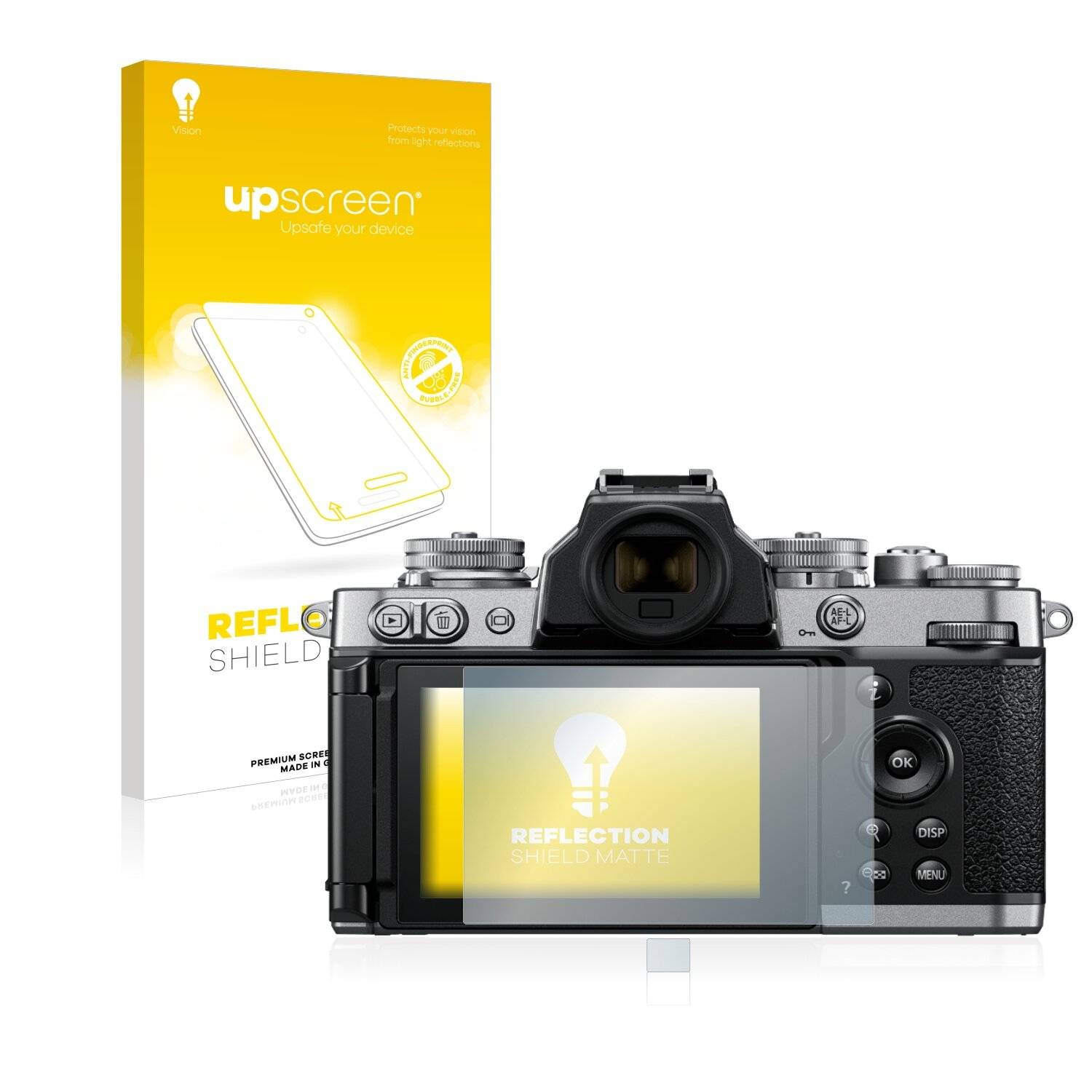 upscreen Reflection Shield Matte Premium Displayschutzfolie für Nikon Z