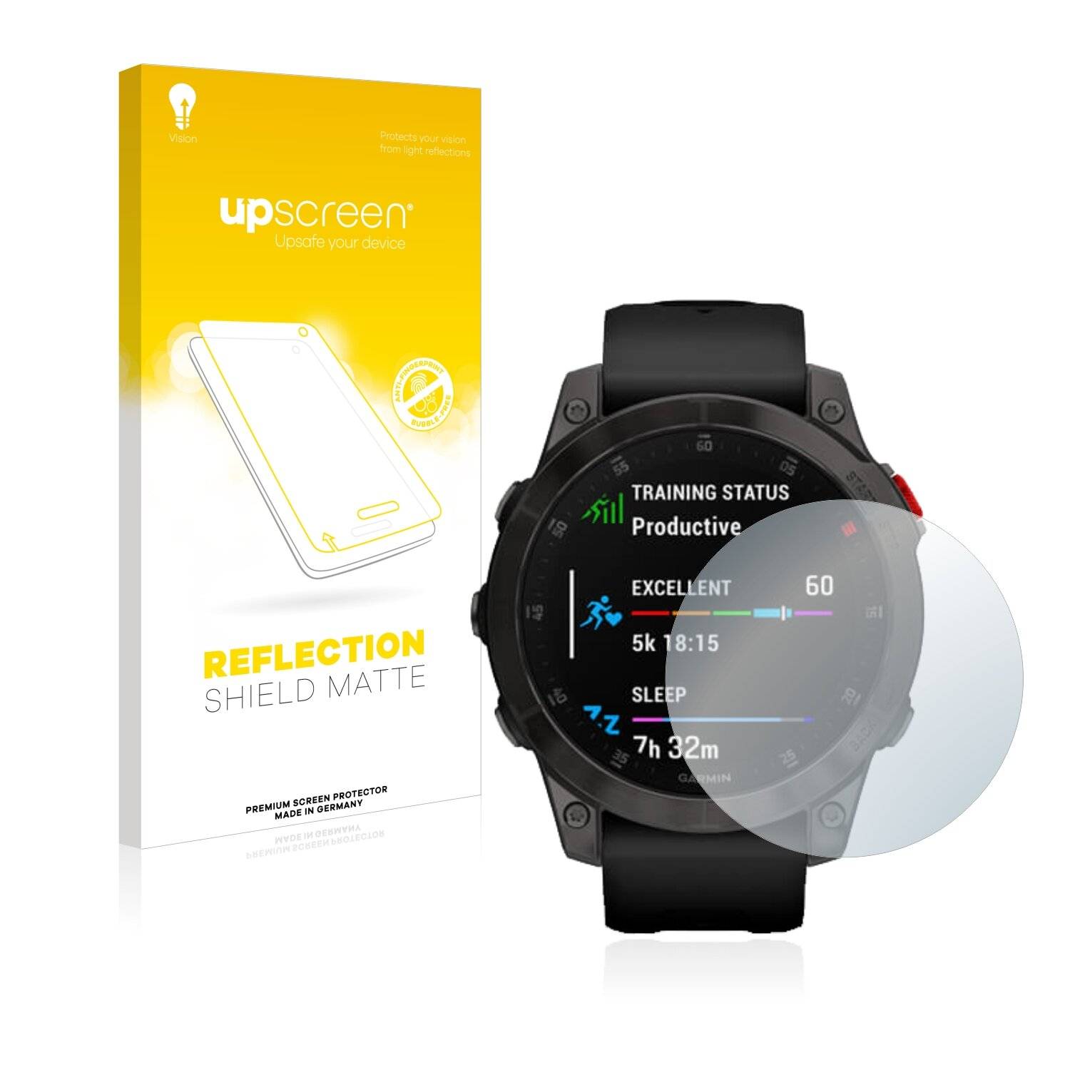 upscreen Reflection Shield Matte Premium Displayschutzfolie für Garmin epix (Gen