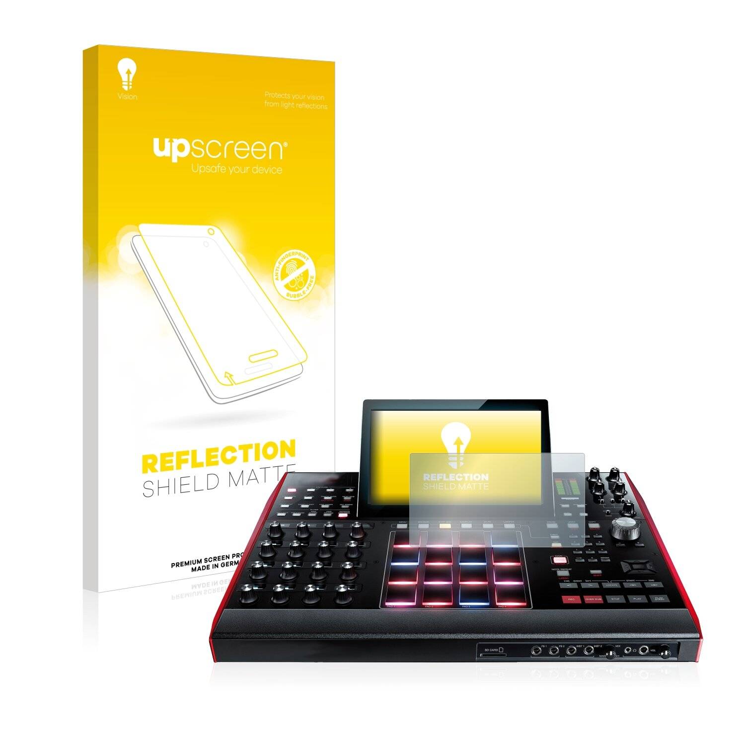 upscreen Schutzfolie für Akai MPC X 10.1" Folie Matt Entspiegelt Anti-Reflex