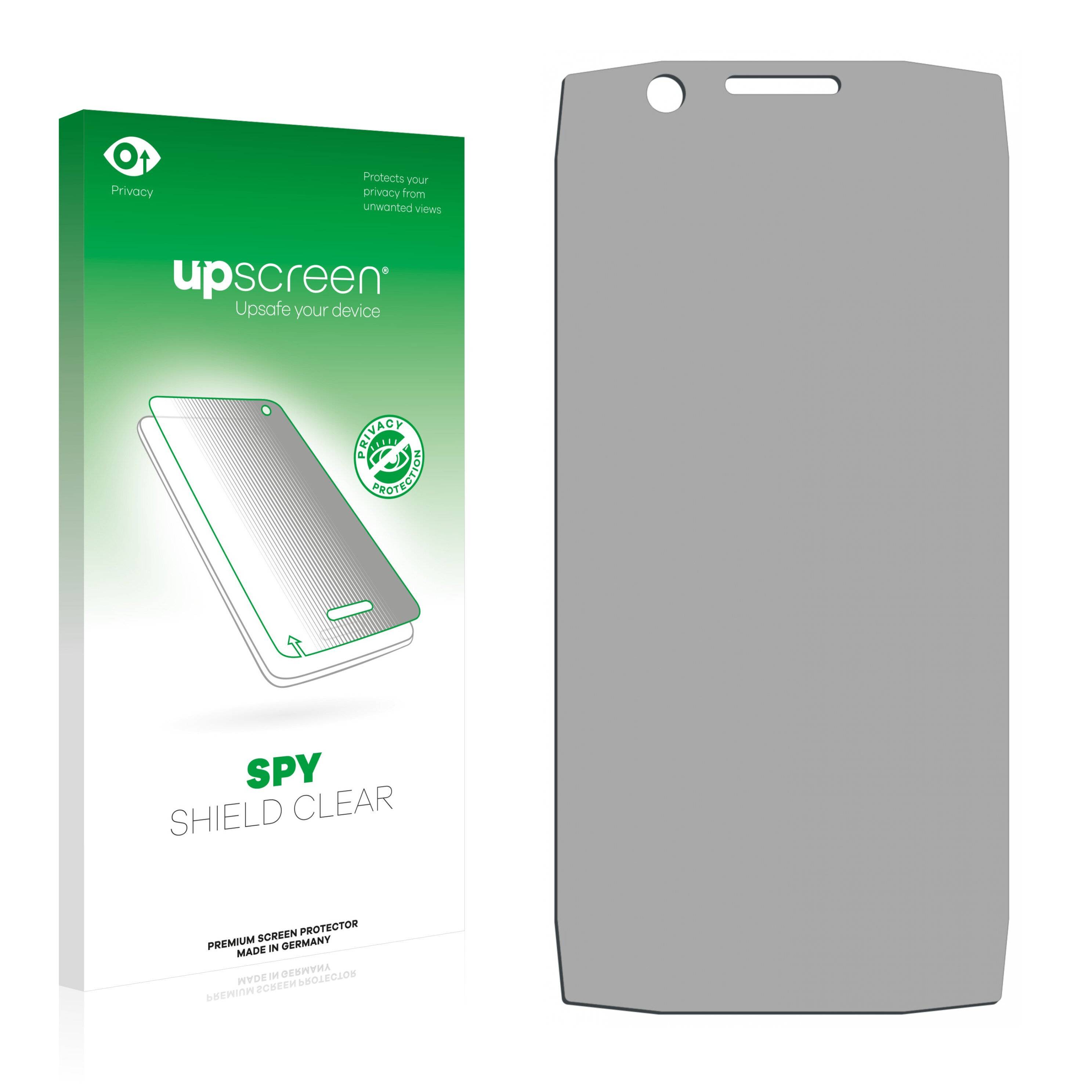 upscreen Blickschutzfolie für Crosscall Action-X5 Anti-Spy Privacy Blaulichtschutz Sichtschutzfolie