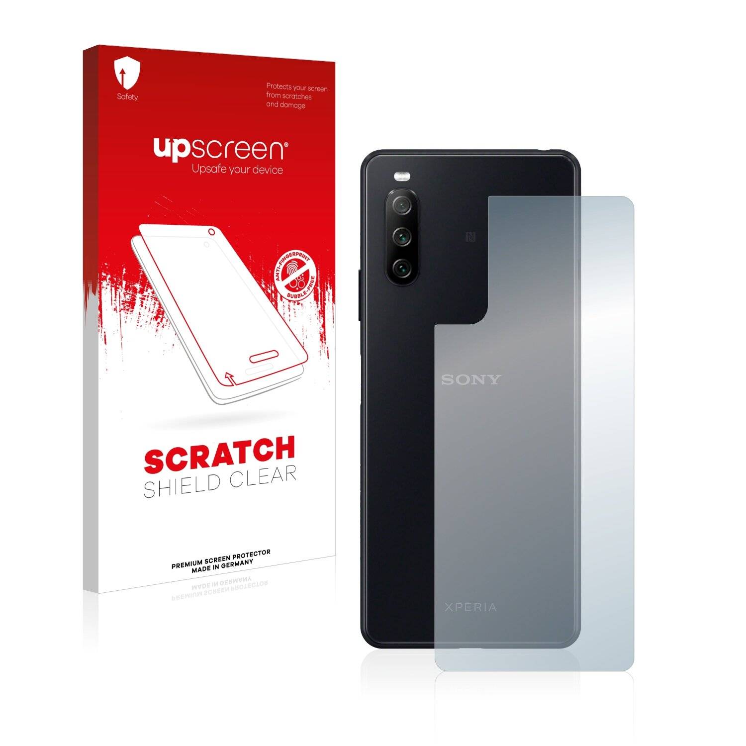 upscreen Scratch Shield Schutzfolie für Sony Xperia 10 III (Rückseite)