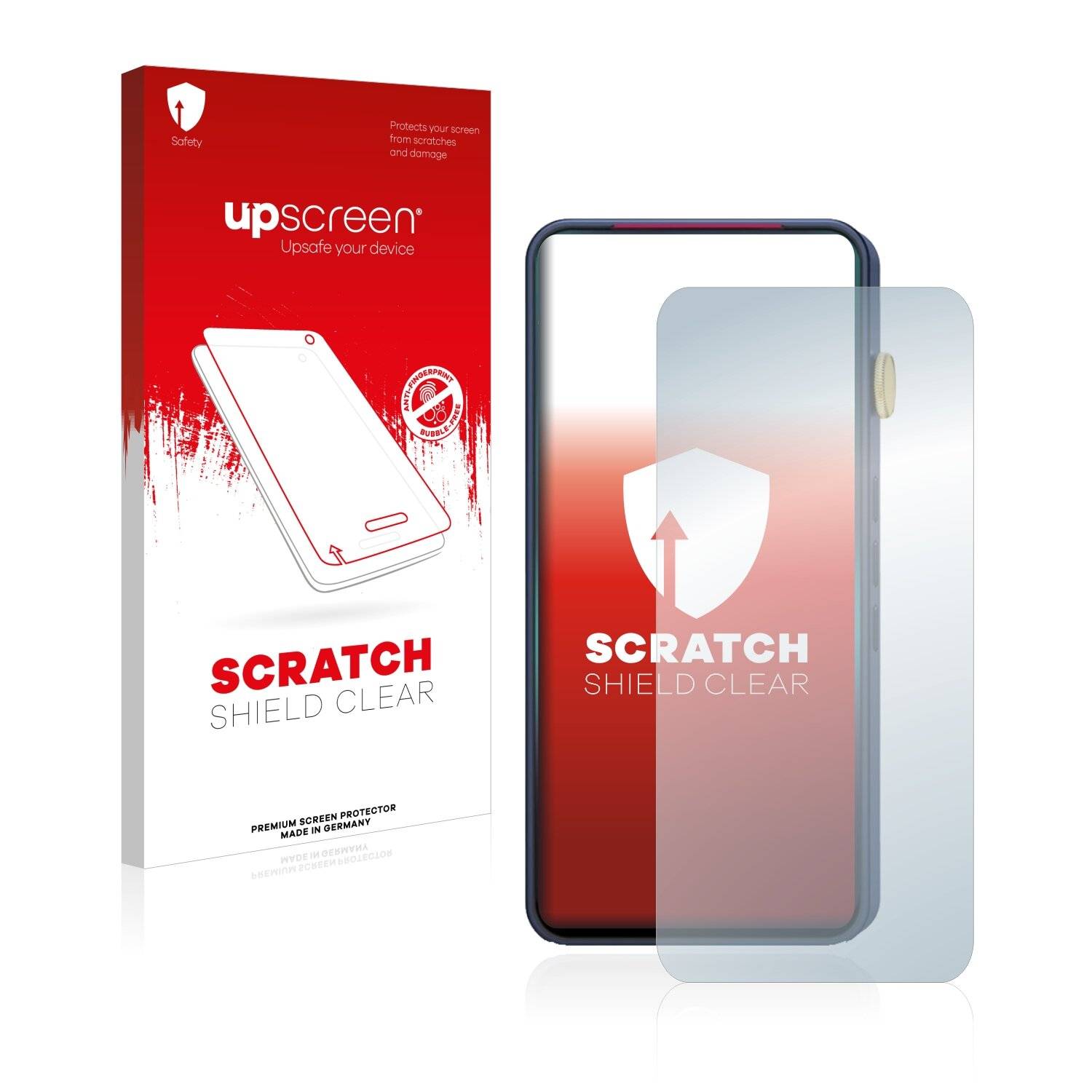 upscreen Scratch Shield Clear Premium Displayschutzfolie für iBasso