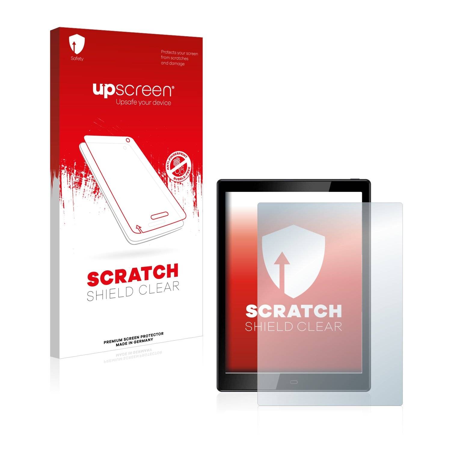 upscreen Schutzfolie für Boyue Likebook P10 Kratzschutz Anti-Fingerprint Klar