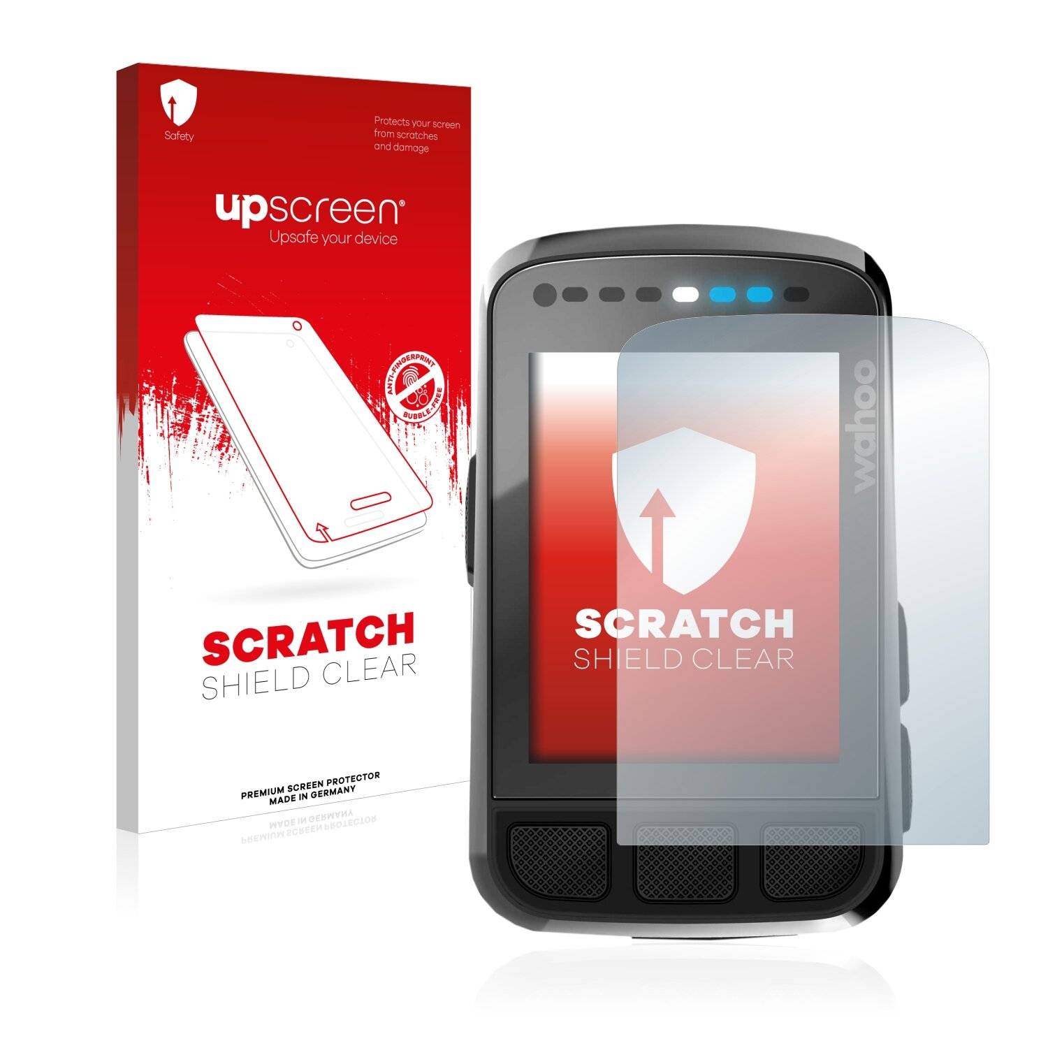 upscreen Schutzfolie für Wahoo Elemnt Bolt V2 GPS Kratzschutz Anti-Fingerprint Klar
