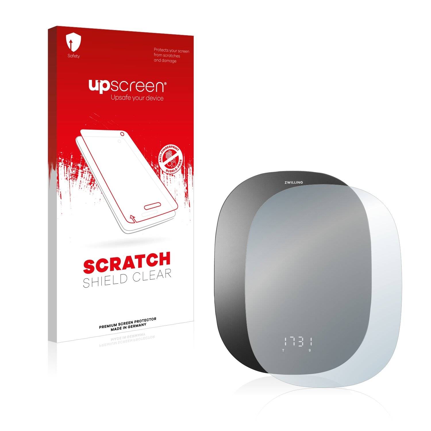upscreen Scratch Shield Clear Premium Displayschutzfolie für Zwilling Enfinigy Digital