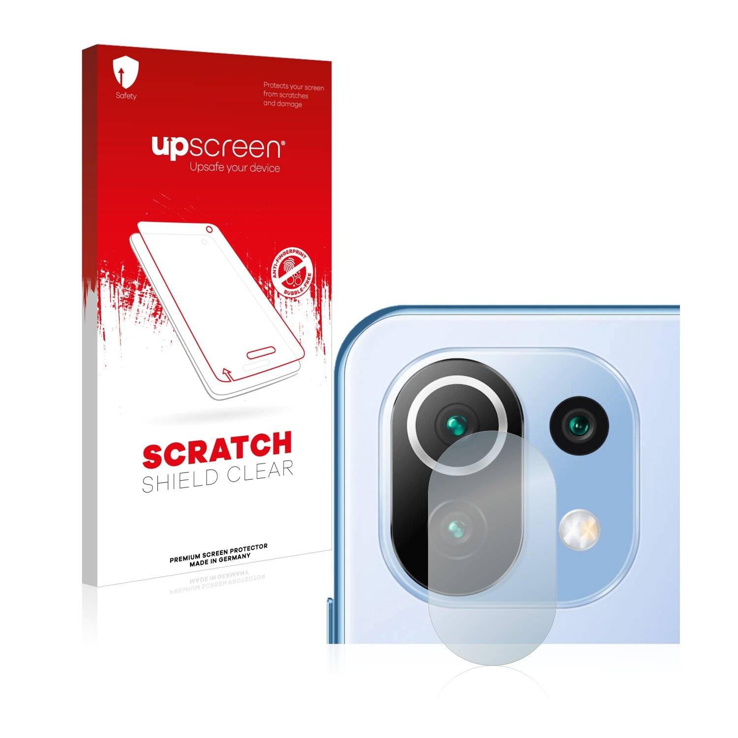 upscreen Scratch Shield Schutzfolie für Xiaomi 11 Lite 5G NE (NUR Kameraschutz)