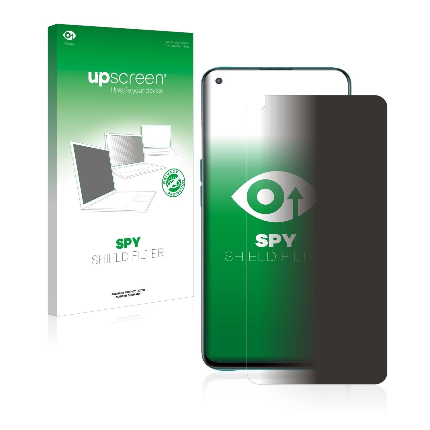 upscreen Blickschutzfilter für Dell XPS 15 9500 Blaulichtfilter Sichtschutz Privacy Anti Spy abnehmbar