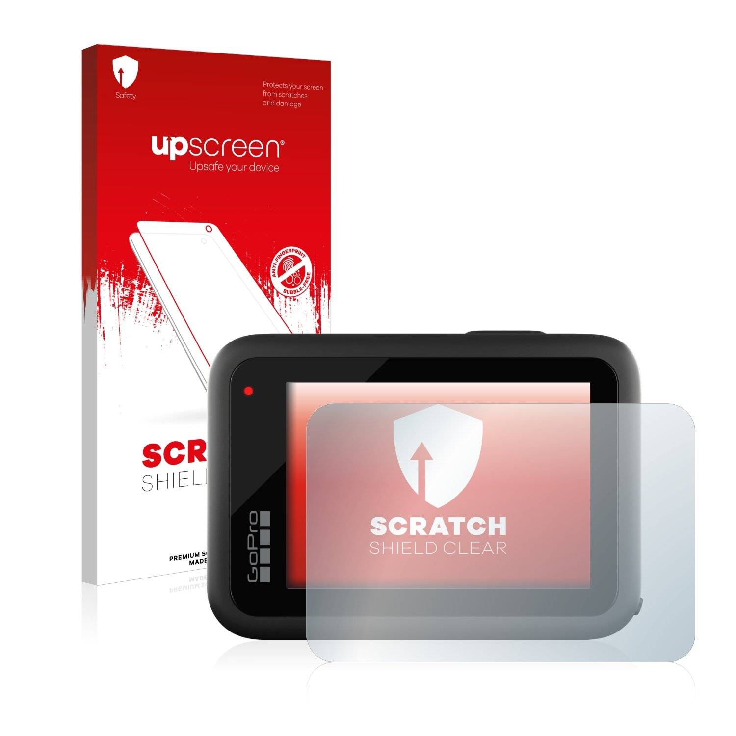 upscreen Schutzfolie für GoPro Hero 10 Black Kratzschutz Anti-Fingerprint Klar