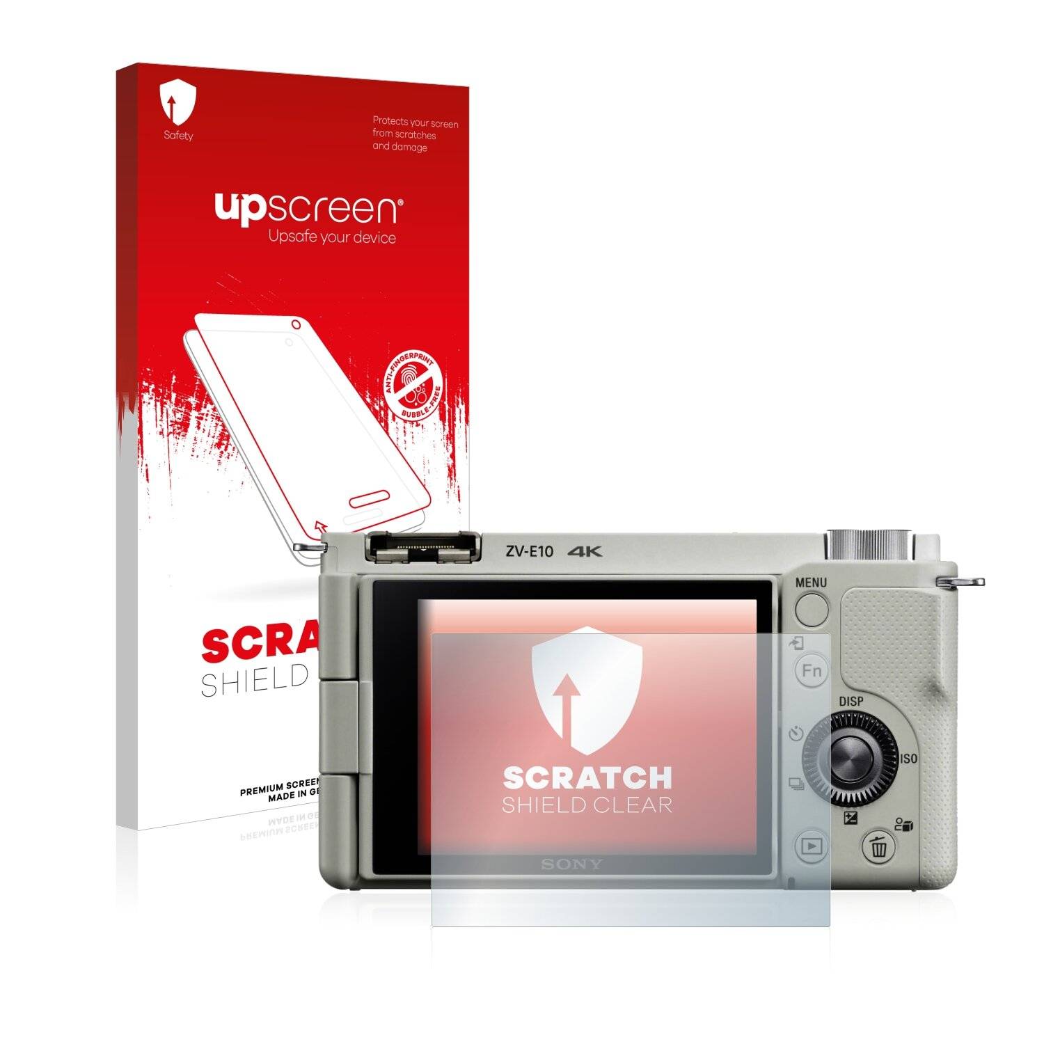 upscreen Scratch Shield Clear Premium Displayschutzfolie für Sony Alpha