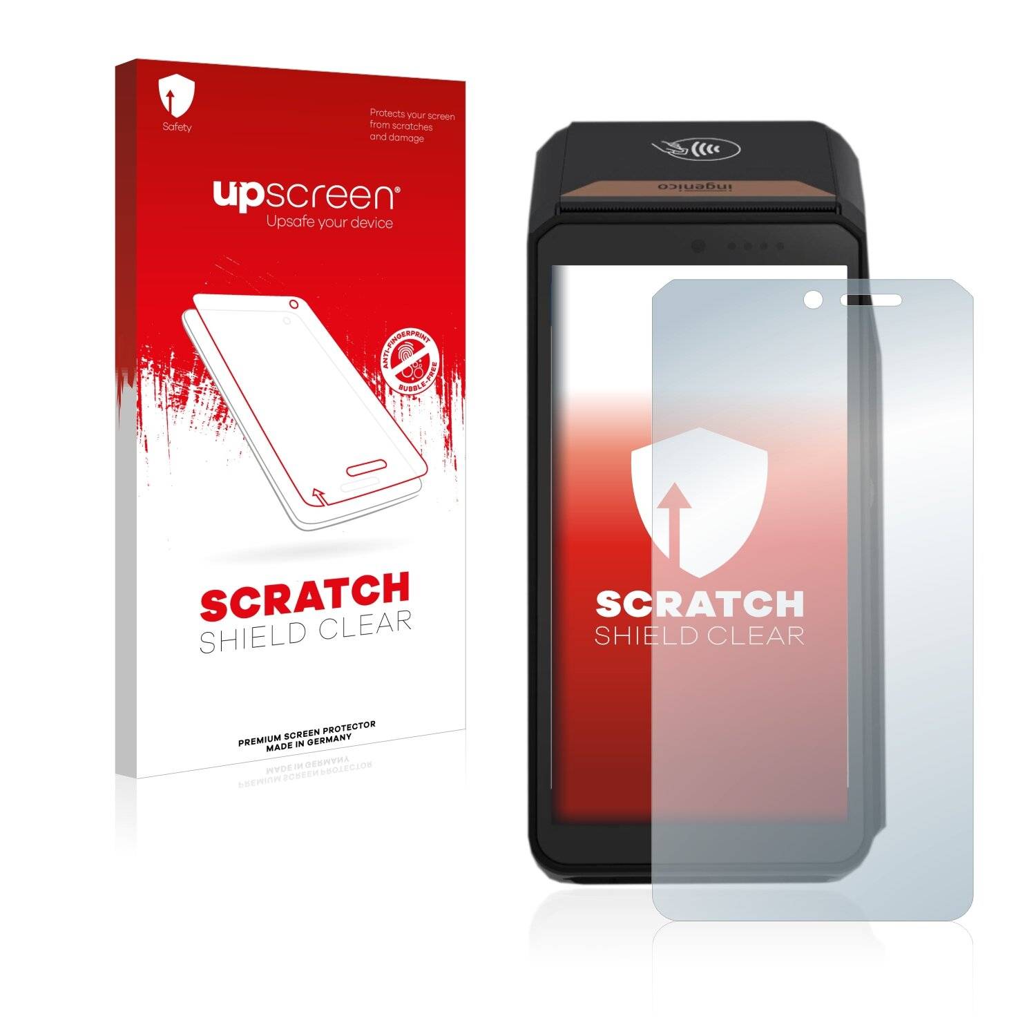 upscreen Scratch Shield Clear Premium Displayschutzfolie für Ingenico Axium