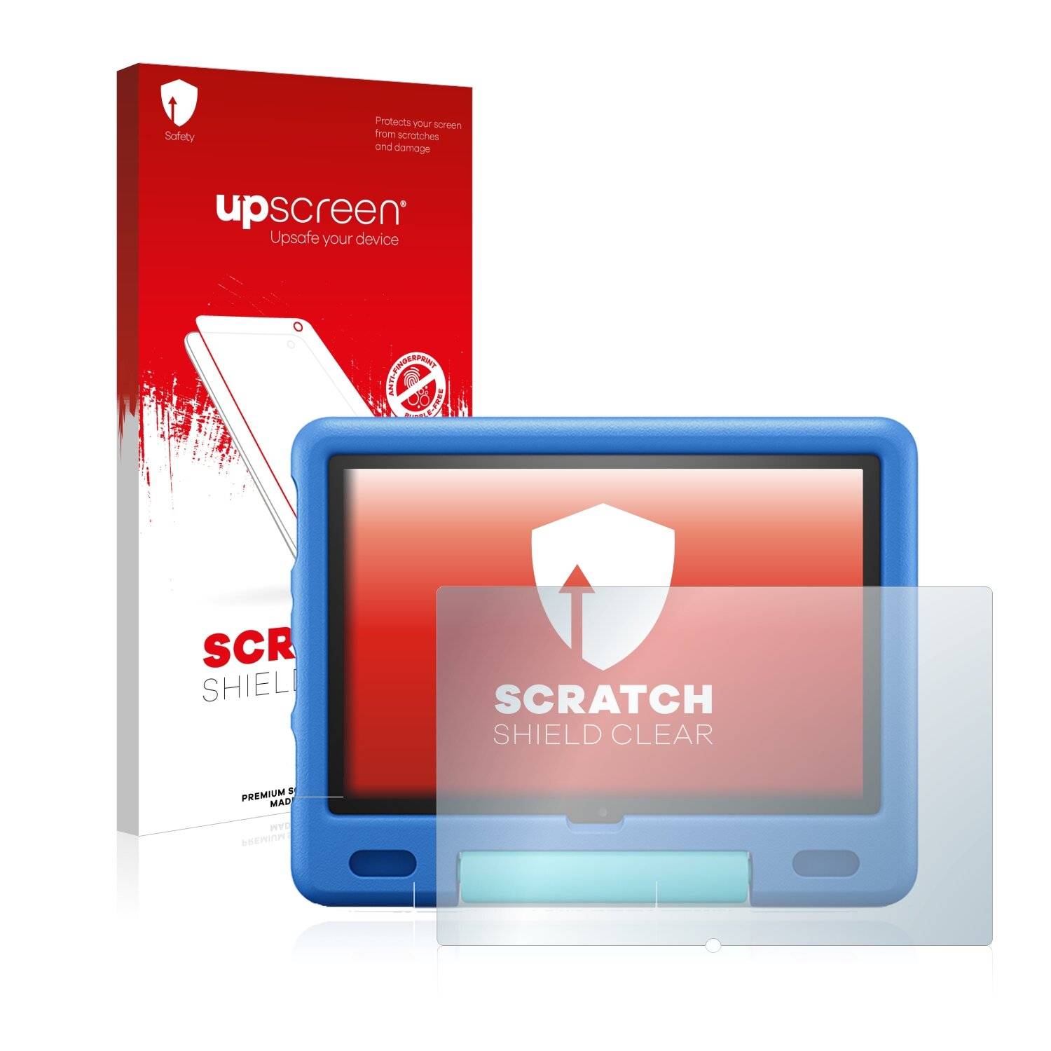 upscreen Schutzfolie für Amazon Fire HD 10 Kids Edition 2021 (11. Gen.) Kratzschutz Anti-Fingerprint Klar
